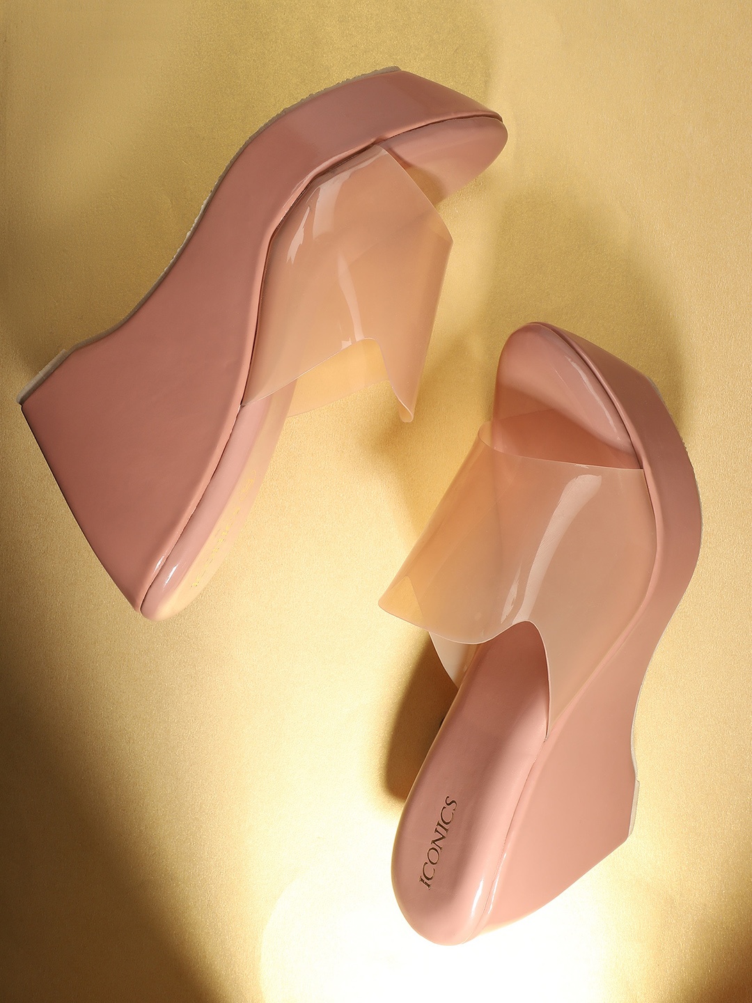 

ICONICS Pink Embellished Stiletto Pumps