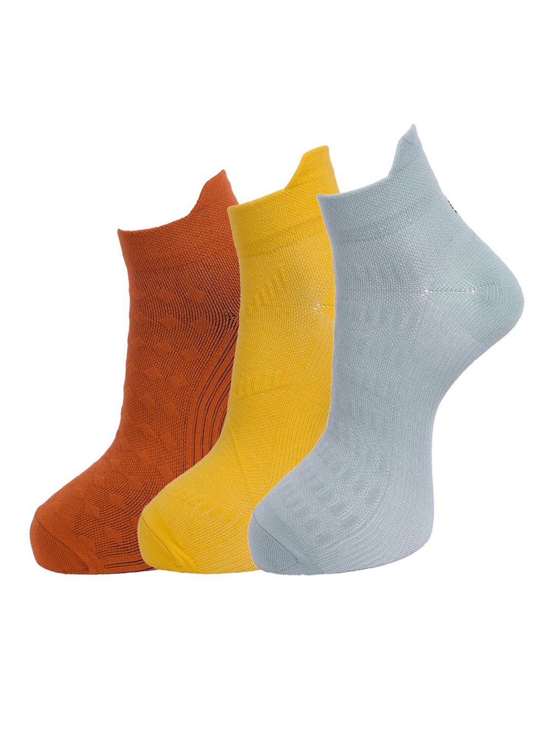 

Dollar Socks Men Pack Of 3 Assorted Ankle-Length Cotton Socks