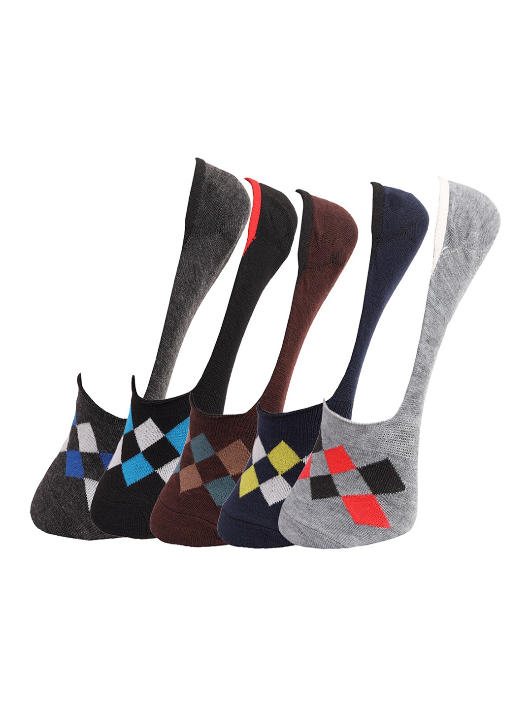 

Dollar Socks Pack of 5 Assorted Shoe Liners