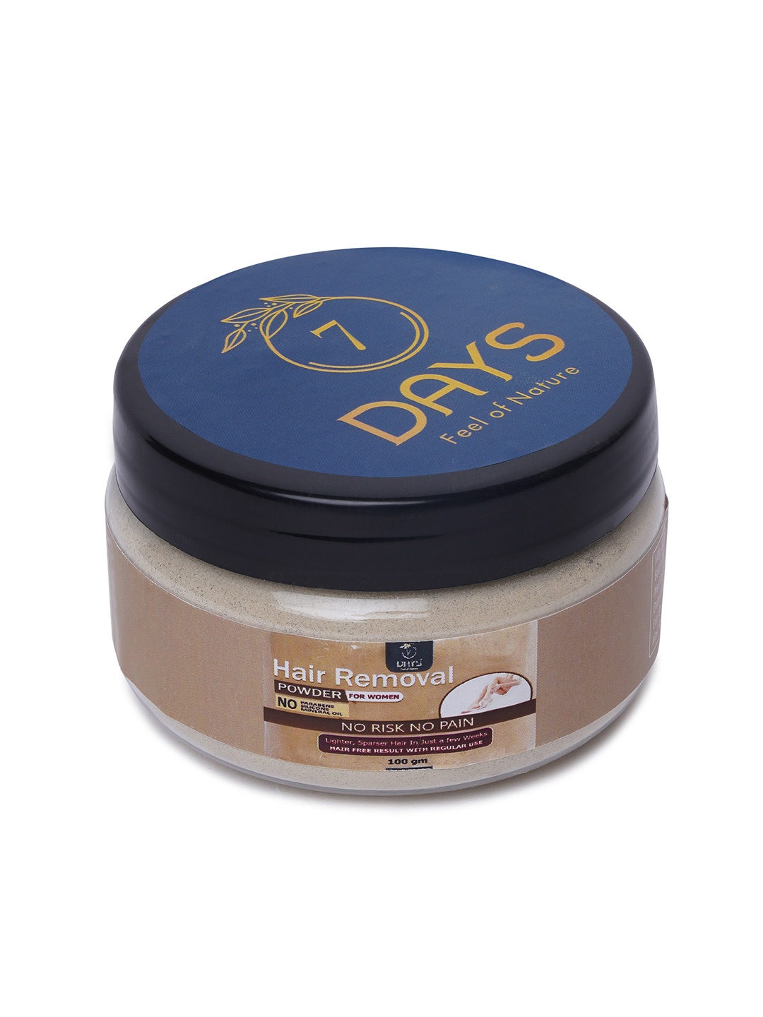 

7 DAYS Hair Removal Powder for All Hair & Skin Types - 100g, White