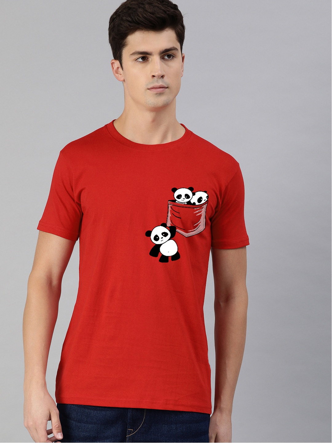 

UNSULLY Men Red Dri-FIT T-shirt