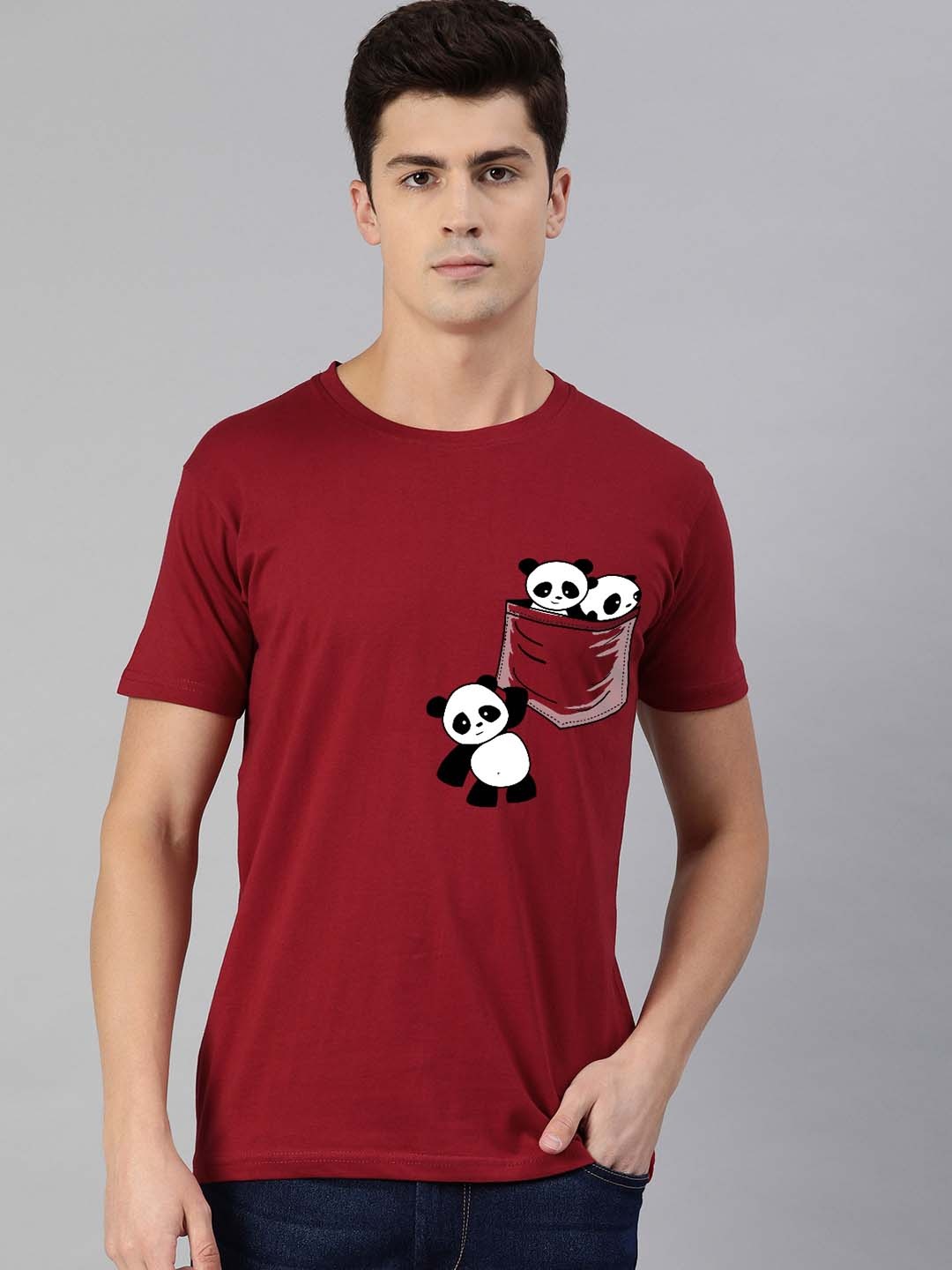 

UNSULLY Men Red Dri-FIT T-shirt