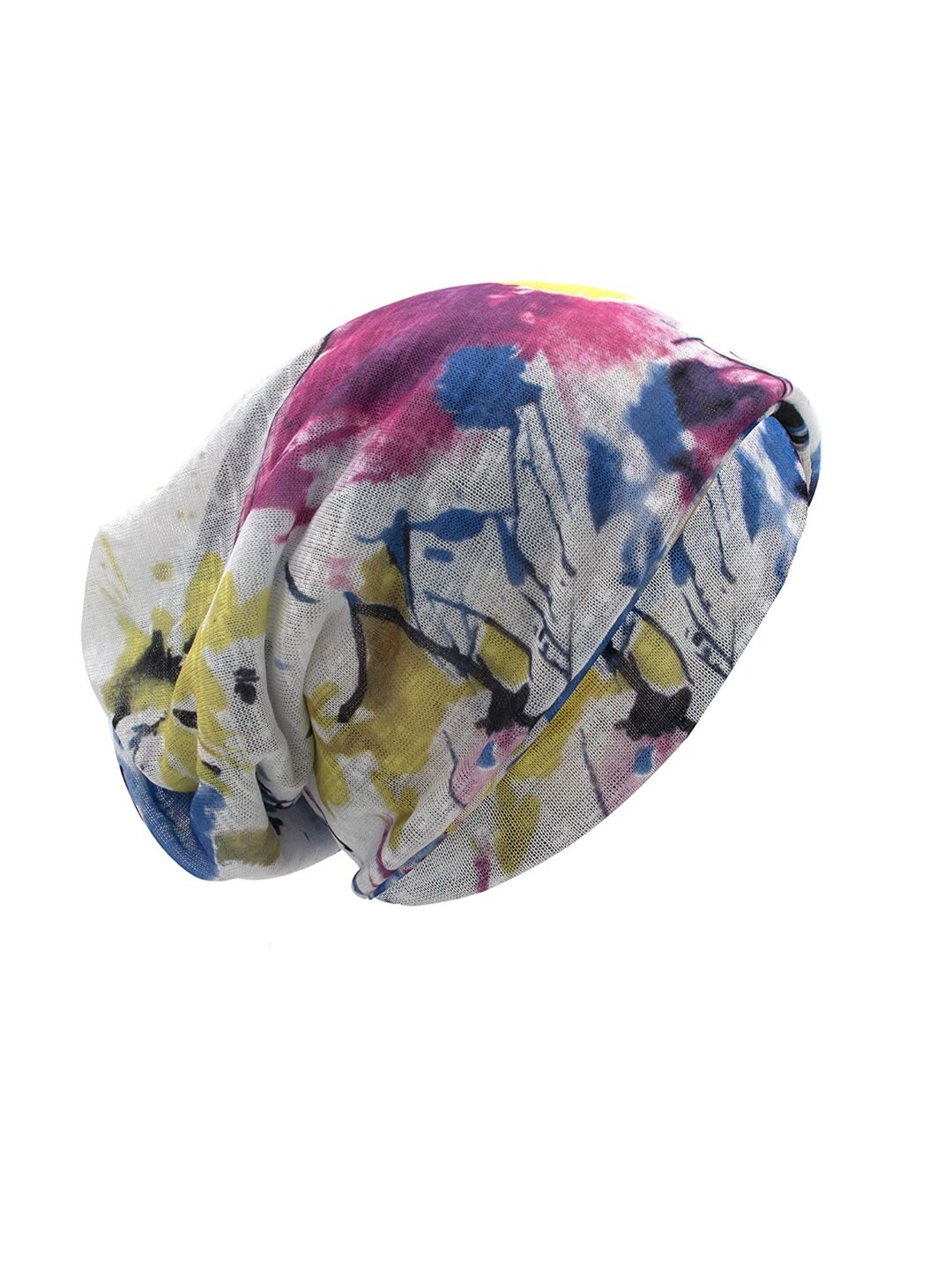 

YOUSTYLO Unisex Multicoloured Printed Cotton Beanie, Multi