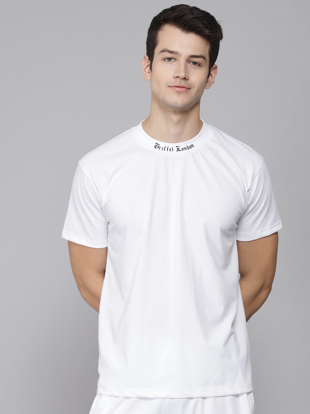 

GRIFFEL Men White T-shirt