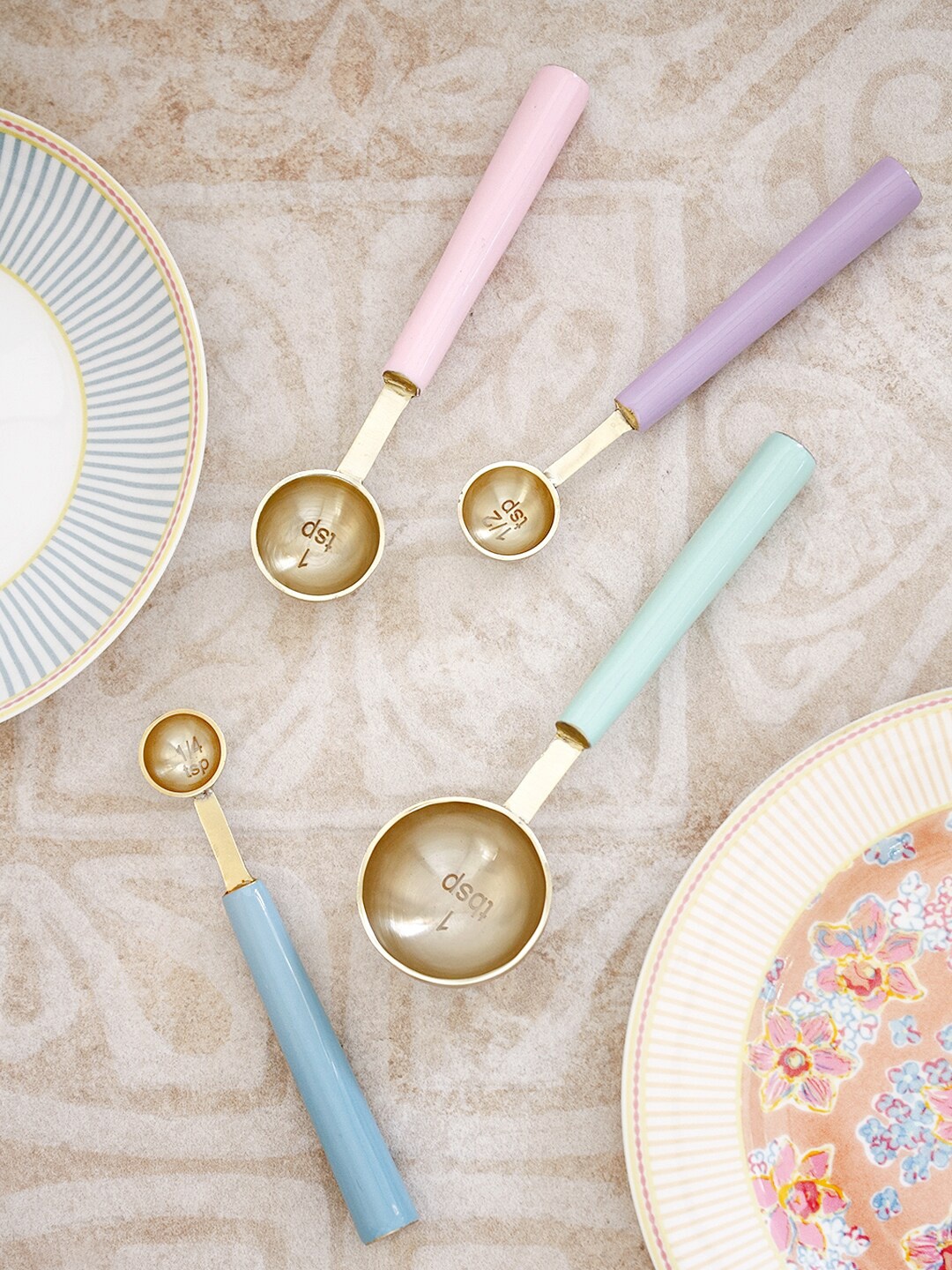 

The Wishing Chair Set of 4 A Little Romance Measuring Spoons, Multi