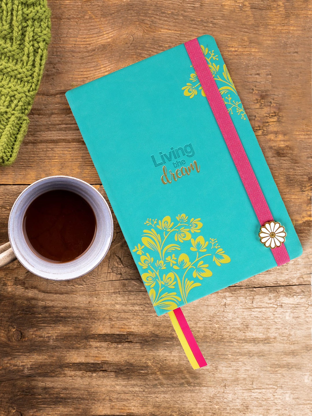 

Doodle Turquoise Blue Printed Notebook