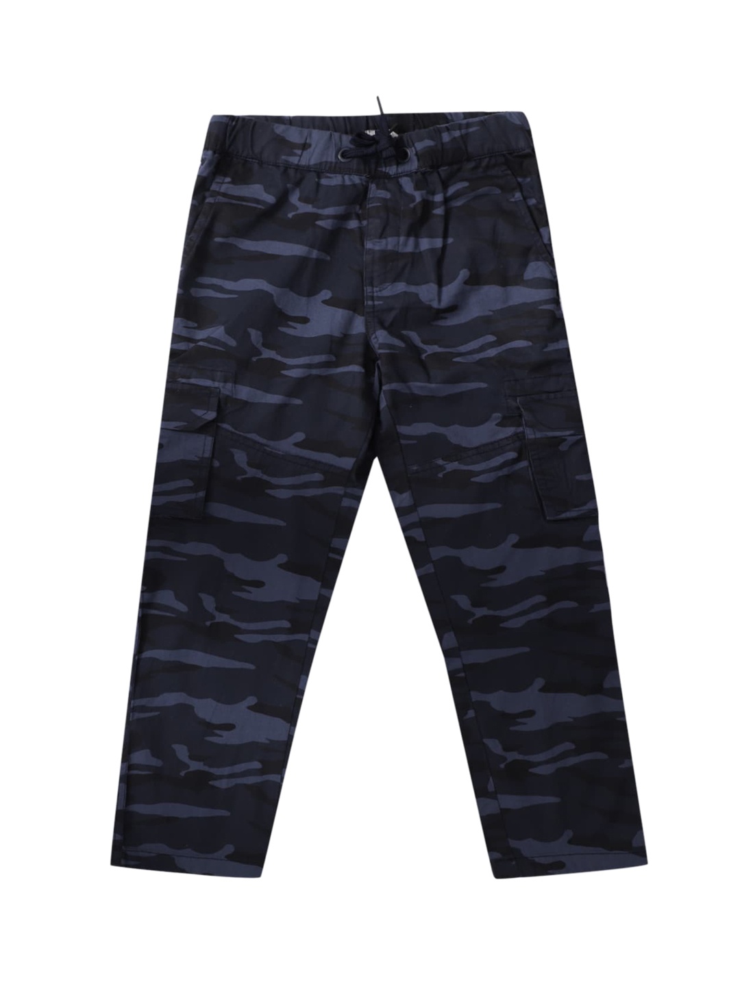 

Cantabil Boys Navy Blue Low Distress Jeans