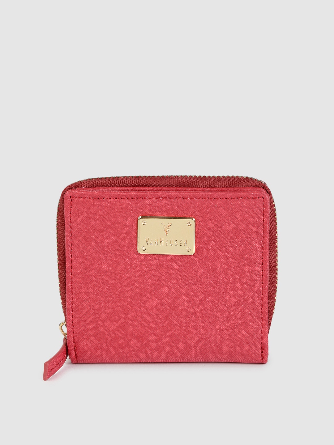 

Van Heusen Women Red PU Two Fold Wallet