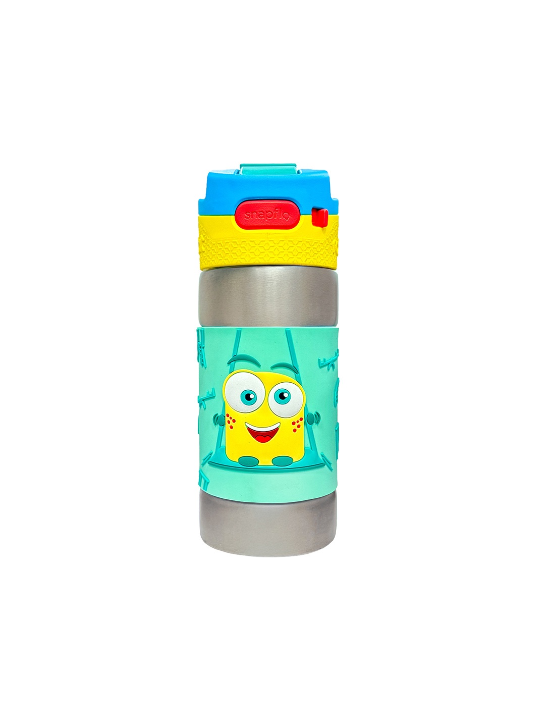 

Rabitat Unisex Kids Yellow Printed Clean Lock Insulated Stainless Steel Bottle