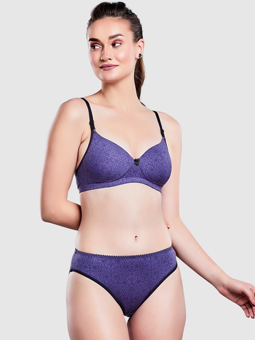 

Lady Love Lavender Lingerie Set LLSET9045-Lavender