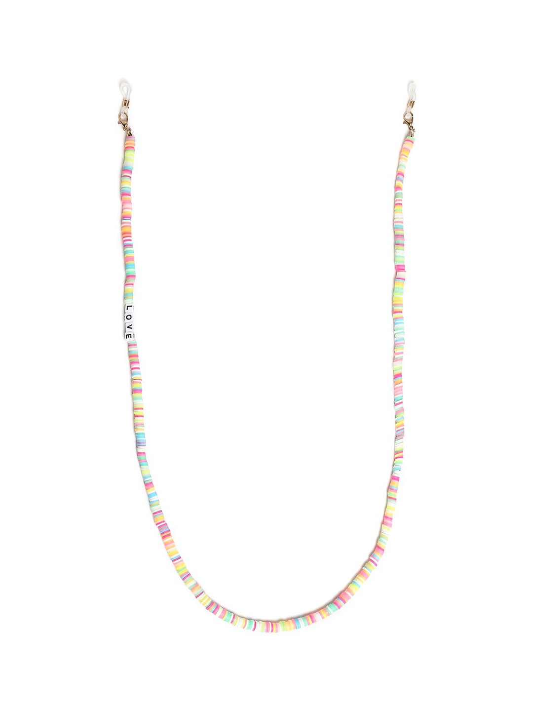 

20Dresses Women Multicolored Ray Of Colours Mask Chain, Multi