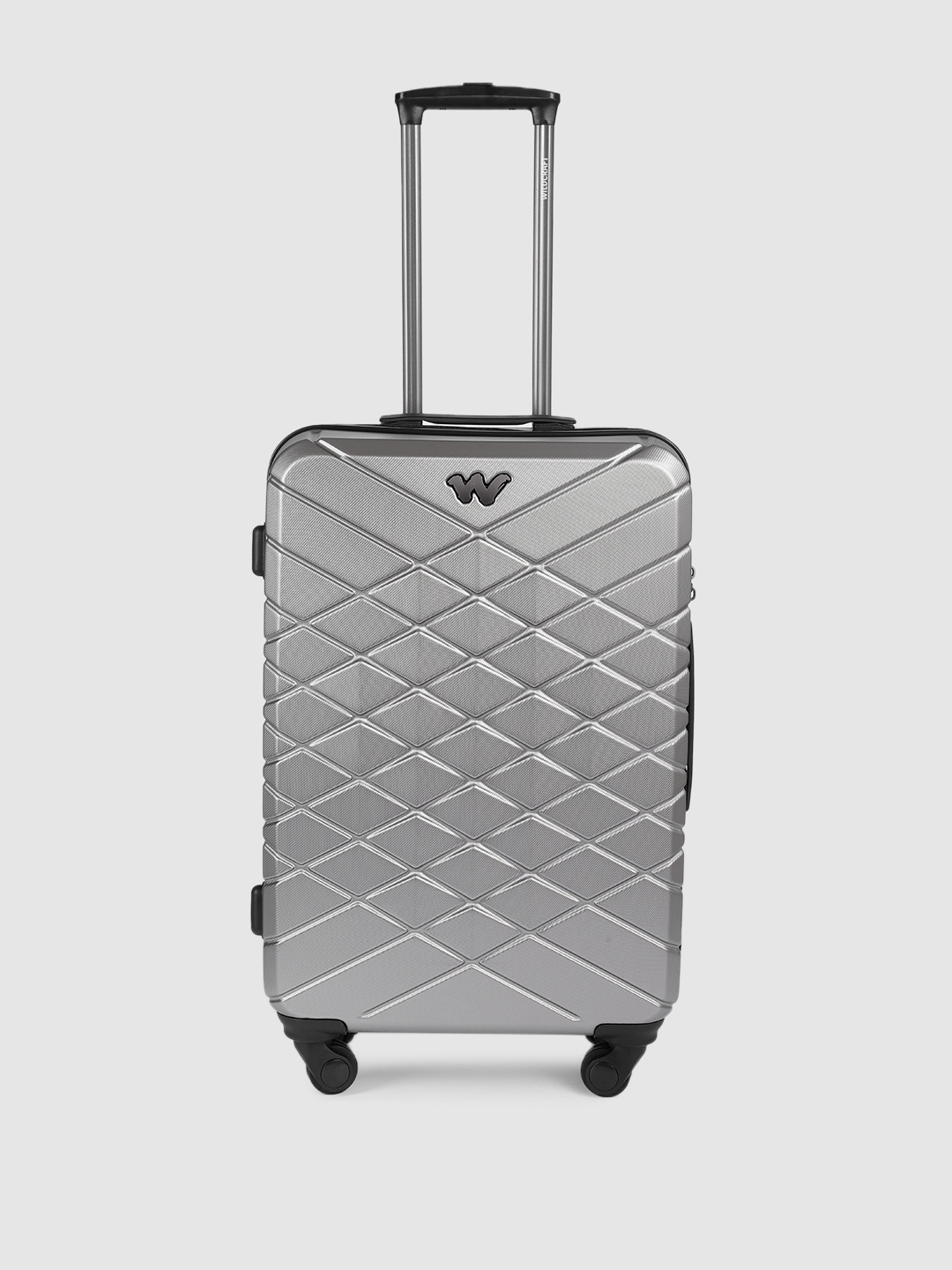 

Wildcraft Saiph Textured Hard Sided Medium Trolley Bag, Champagne
