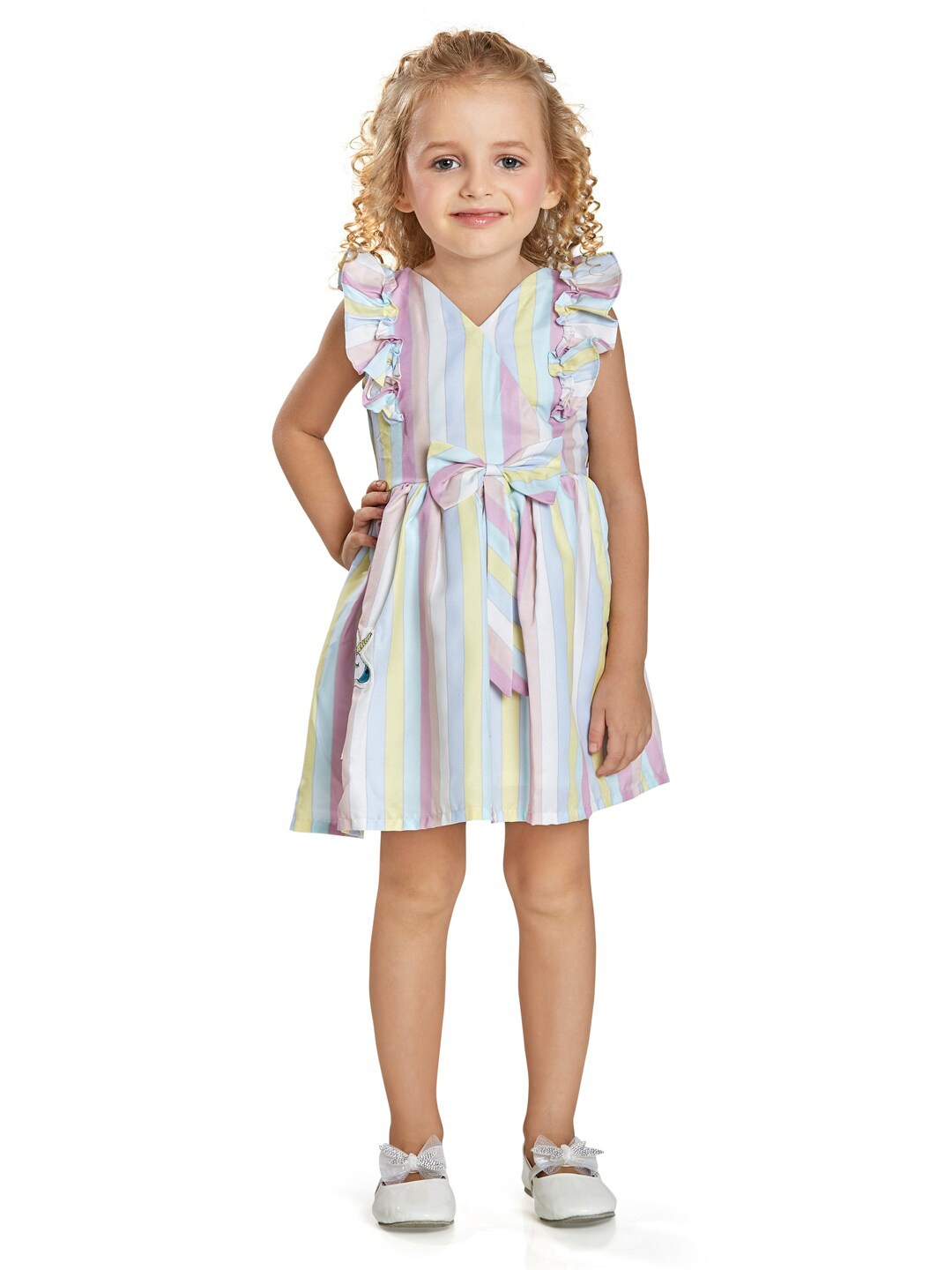 

Peppermint Pink Striped Dress