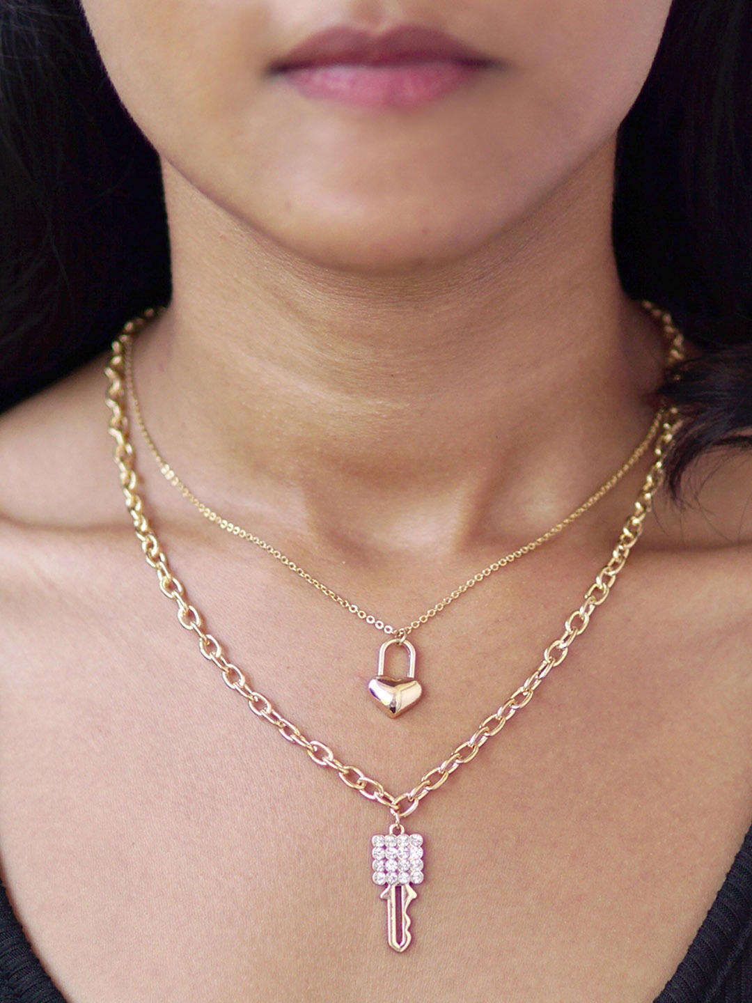 

Ayesha Gold-Toned Gold-Plated Layered Necklace