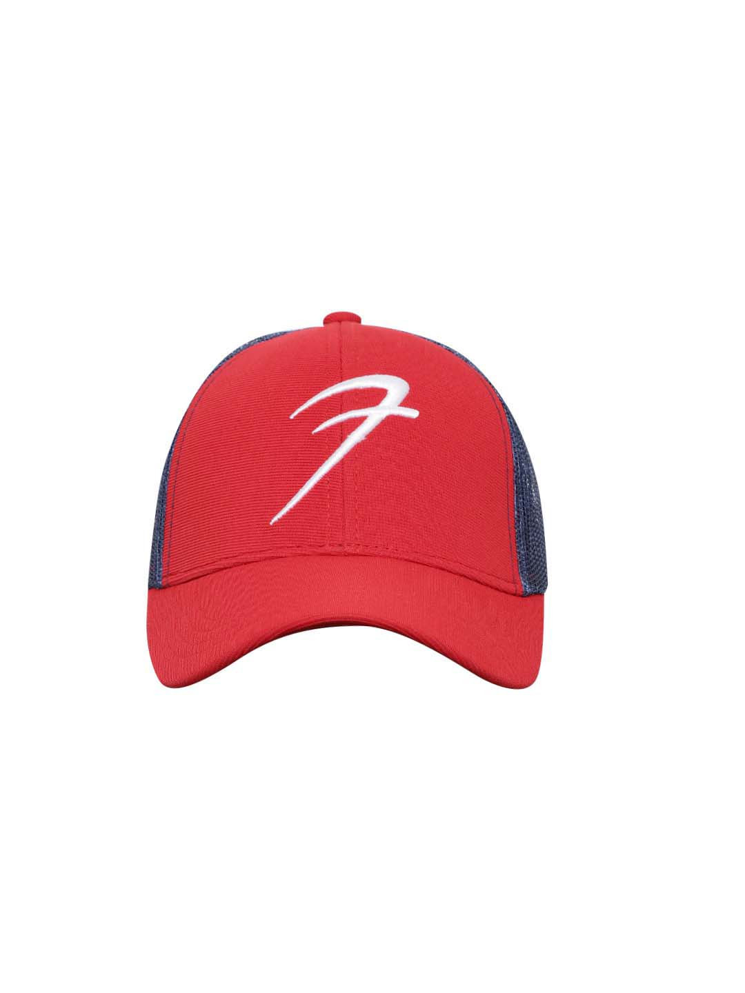 

FUAARK Unisex Red & Blue Colourblocked Baseball Cap