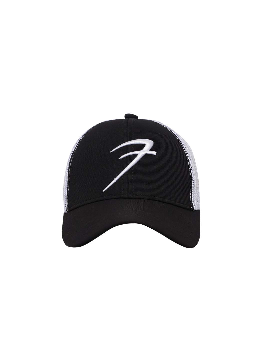 

FUAARK Unisex Black & White Embroidered Baseball Cap