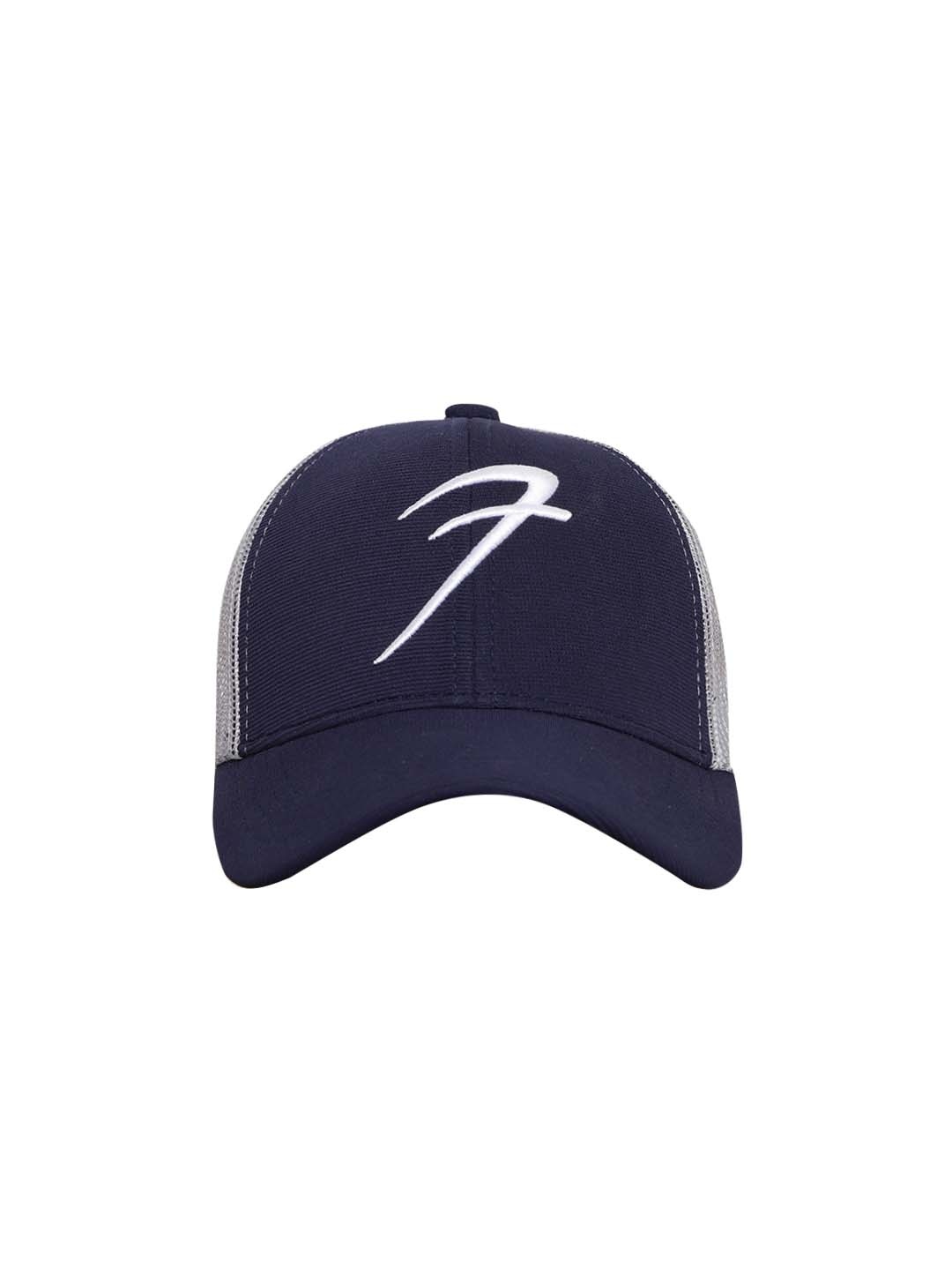 

FUAARK Unisex Navy Blue & Grey Colourblocked Baseball Cap
