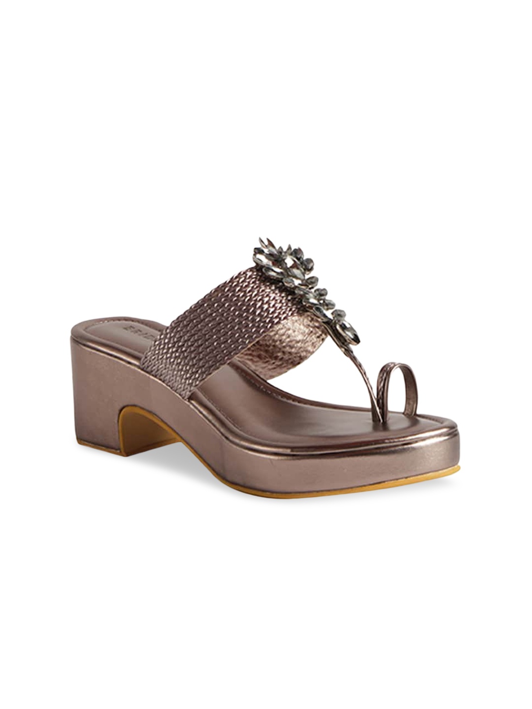 

ERIDANI Grey Platform Sandals