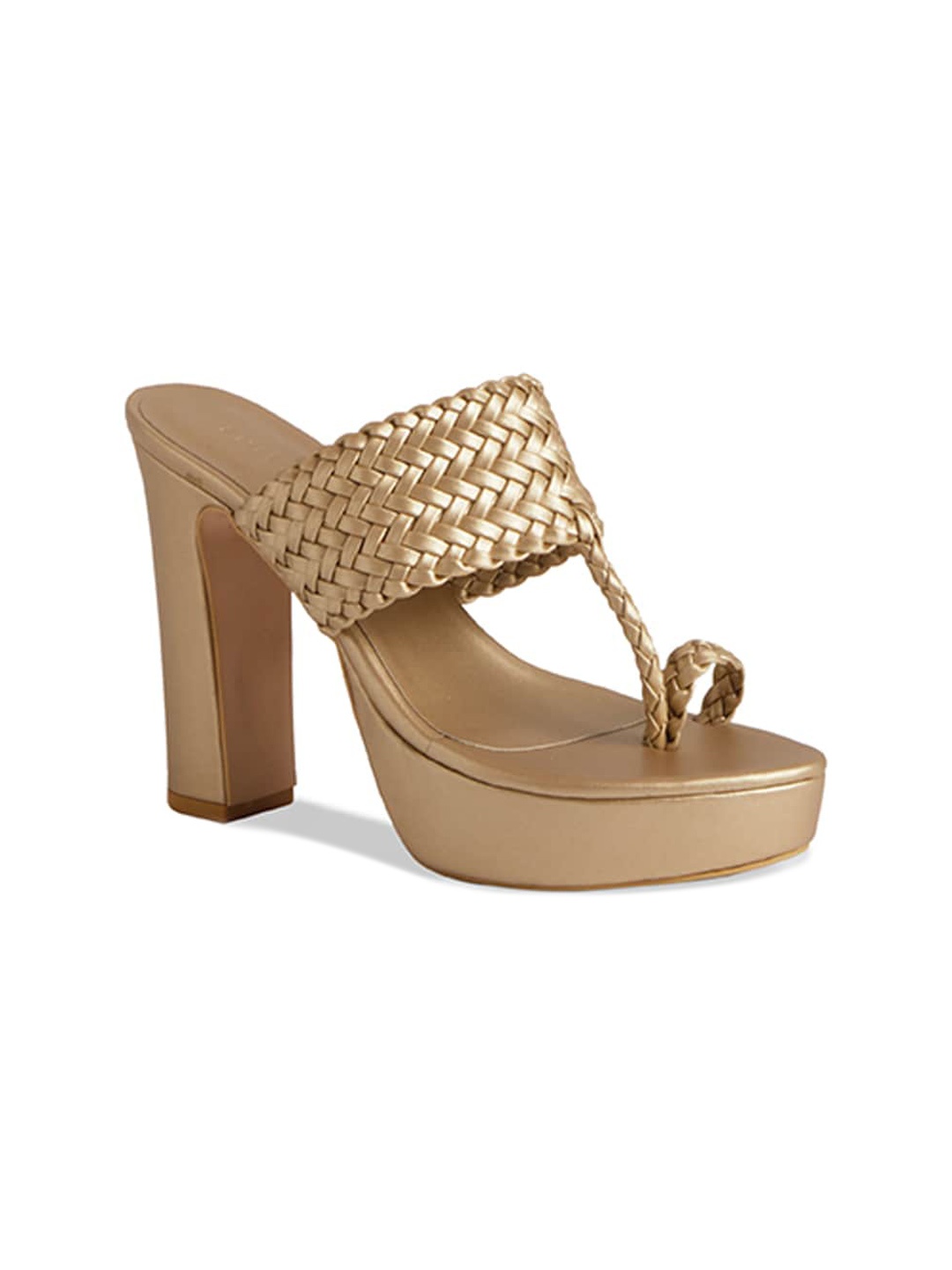 

ERIDANI Gold-Toned Platform Sandals