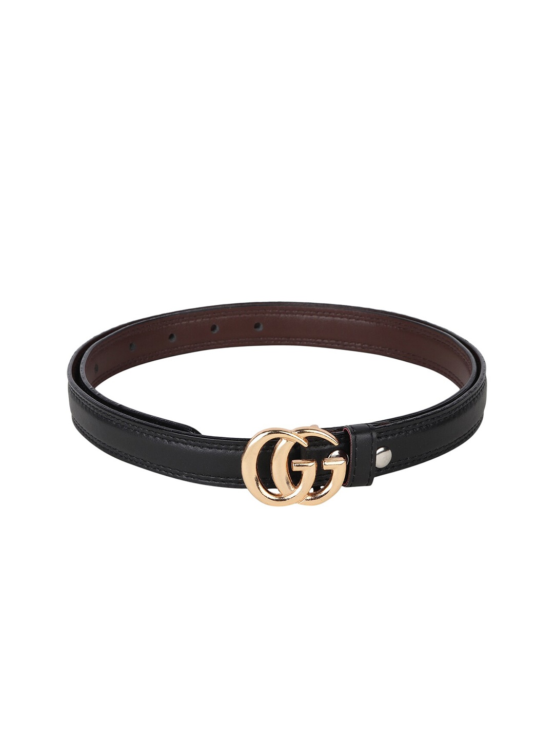 

Swiss Design Women Black PU Belt