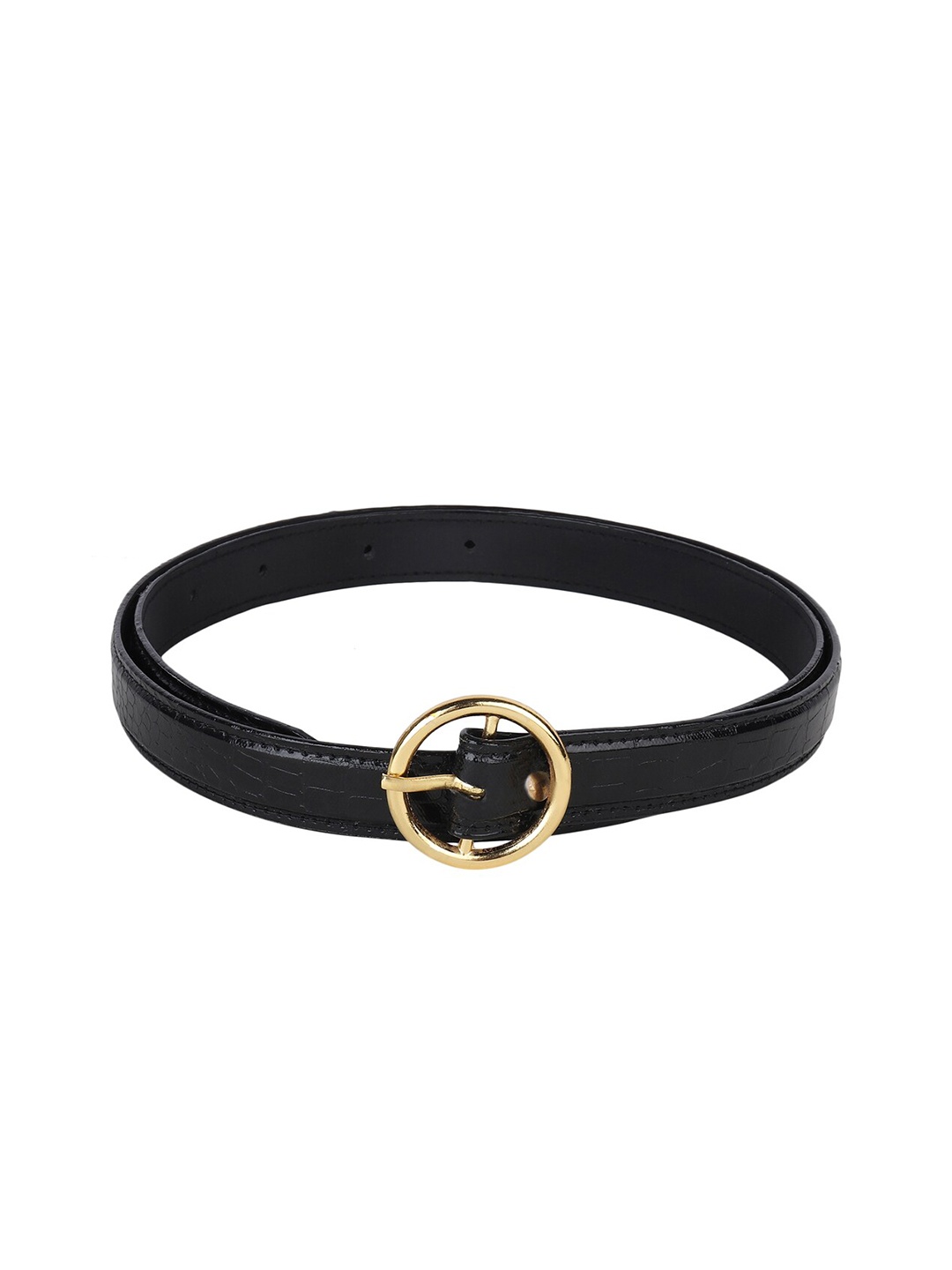 

Swiss Design Women Black PU Belt