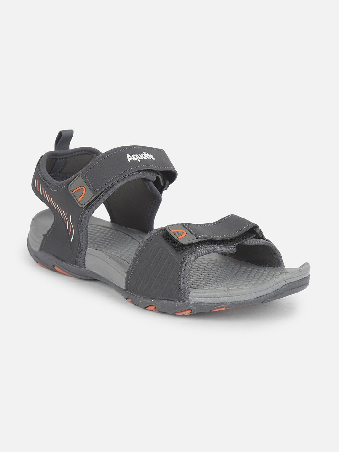 

Aqualite Men Grey Comfort Sandals
