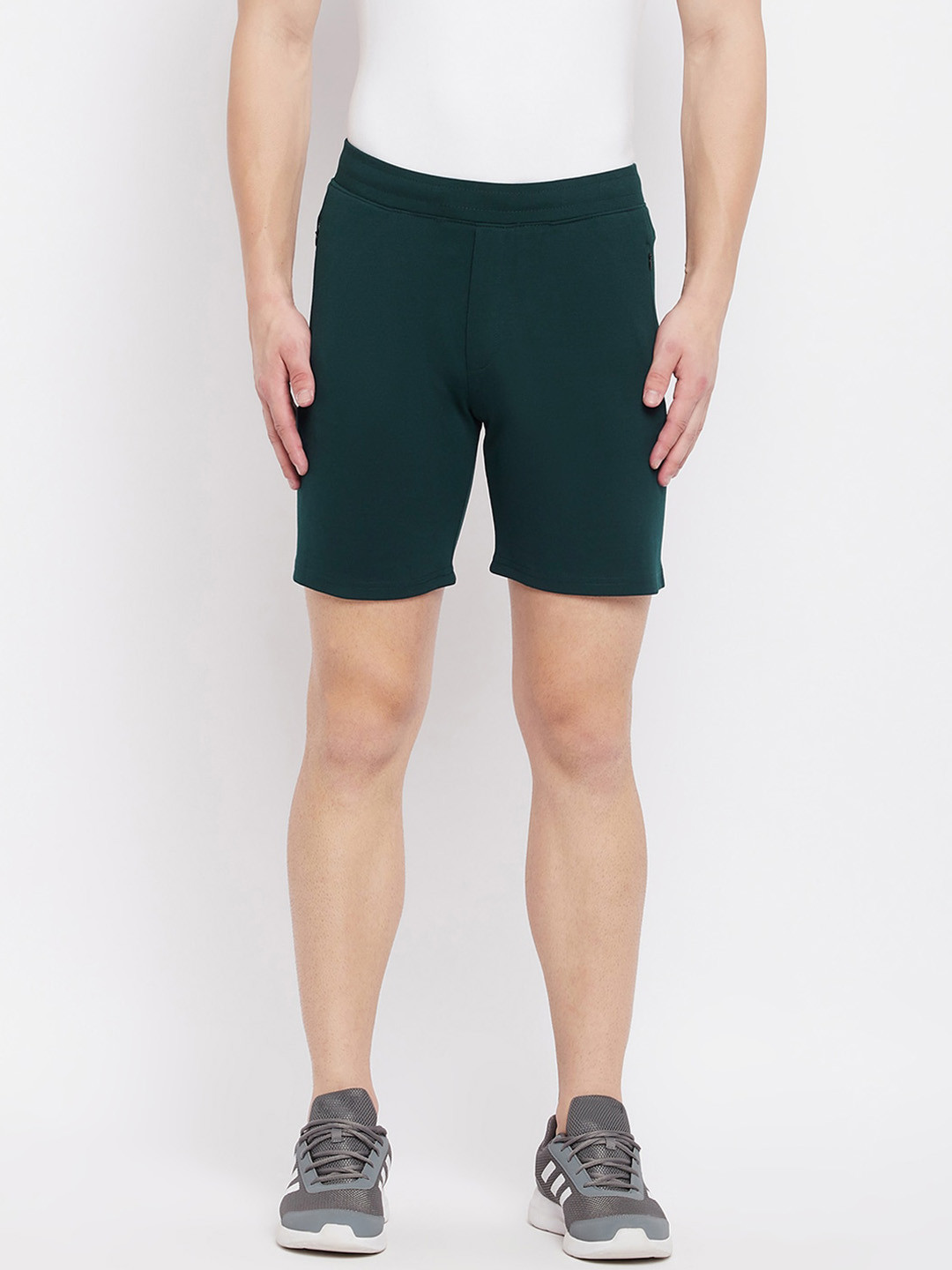 

Okane Men Green Sports Shorts