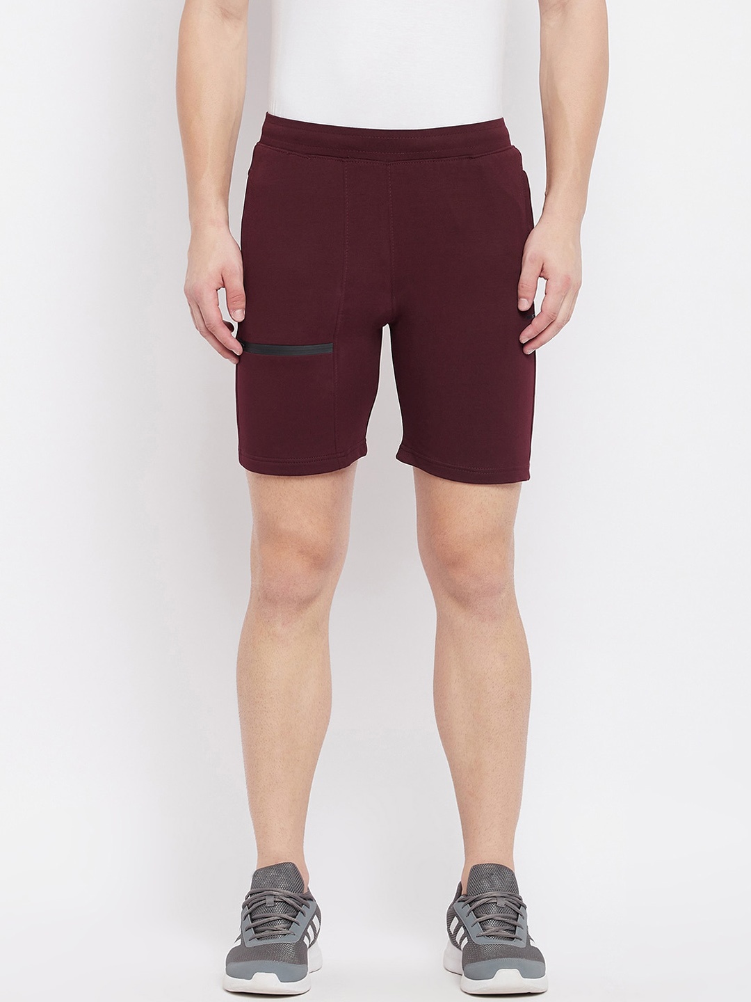 

Okane Men Burgundy Sports Shorts