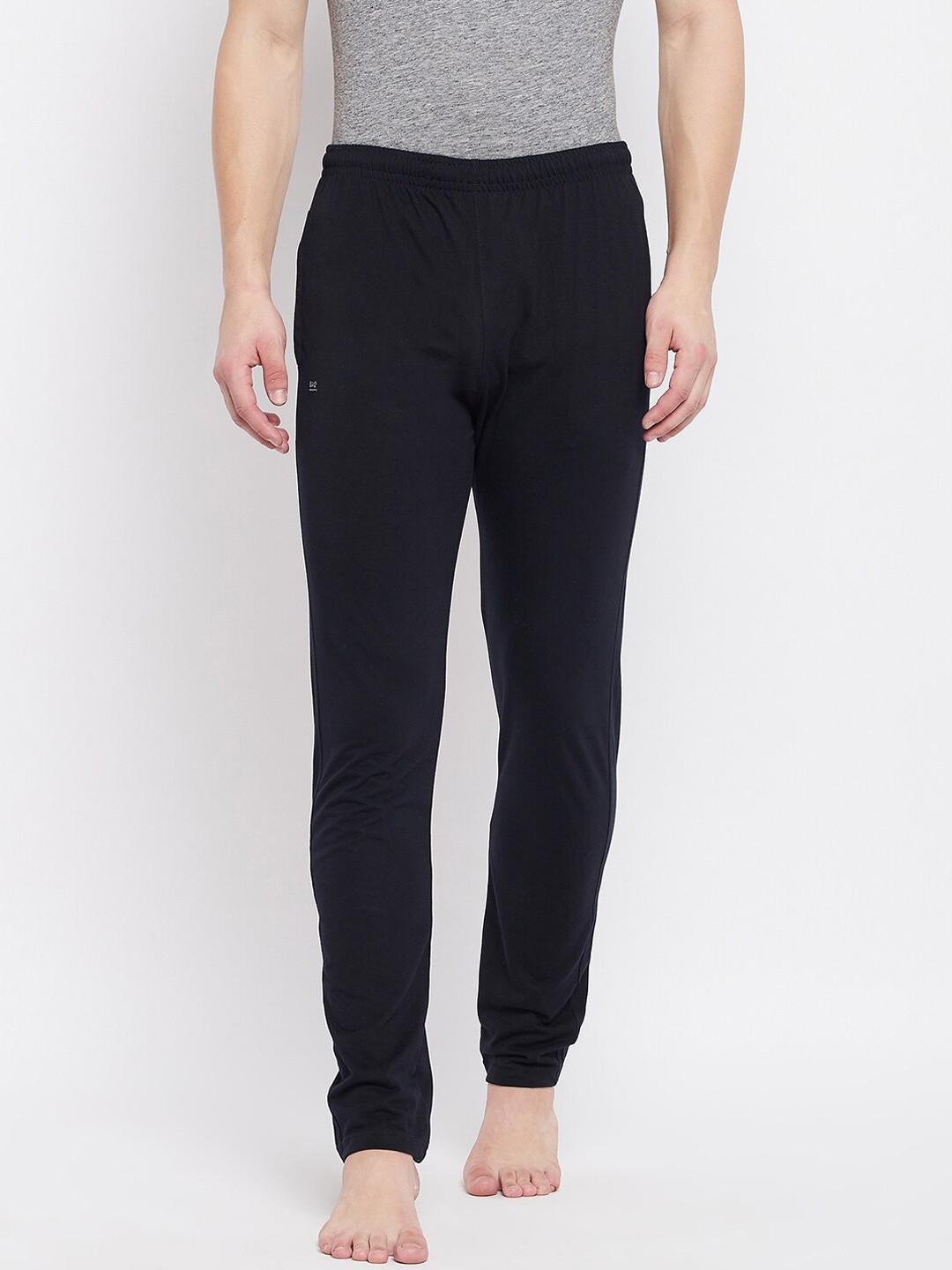 

Okane Men Navy Blue Solid Cotton Lounge Pants
