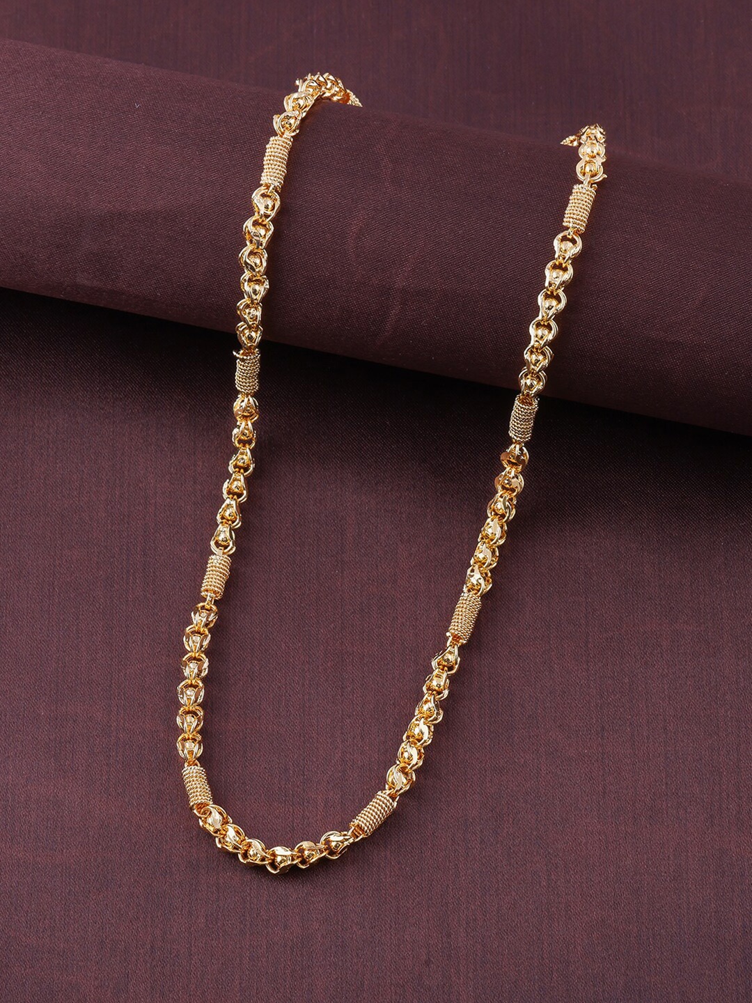 

Brandsoon Men Gold-Toned Gold-Plated Antique Chain
