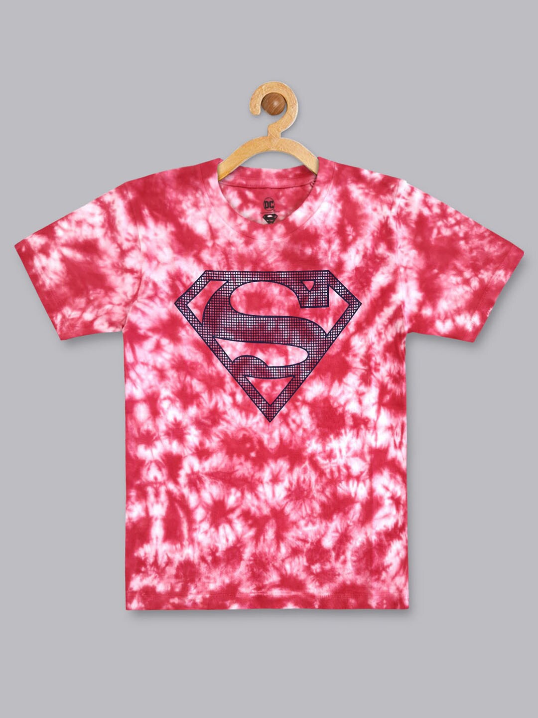 

Kids Ville Boys Multicoloured Tie and Dye Superman Dyed T-shirt, Multi