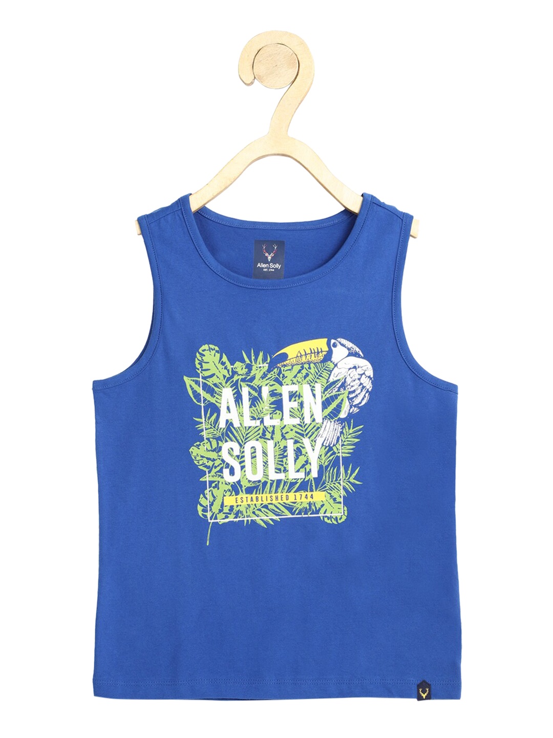 

Allen Solly Junior Boys Blue Graphic Printed Innerwear Vests