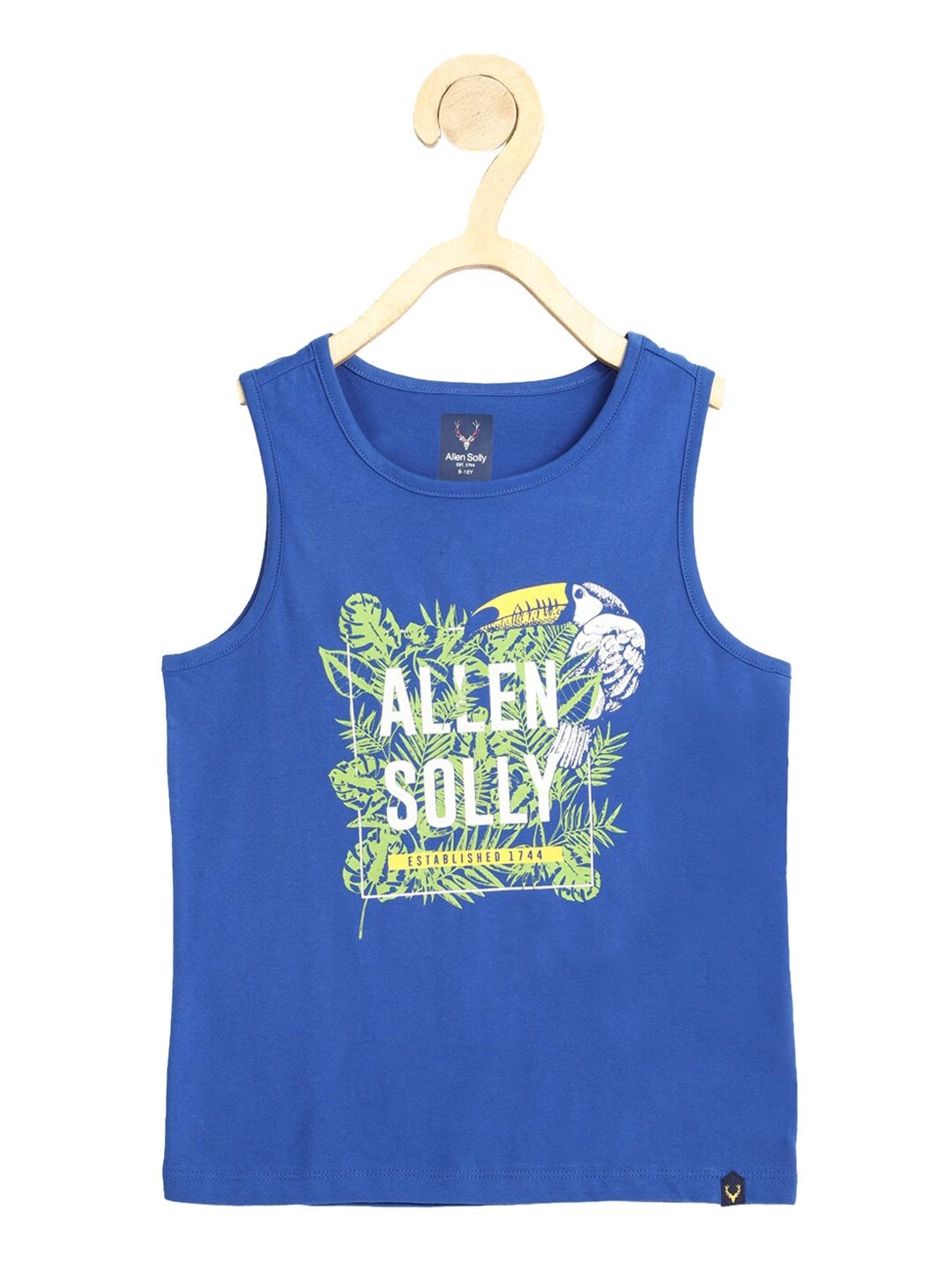 

Allen Solly Junior Boys Blue Graphic Printed Innerwear Vests