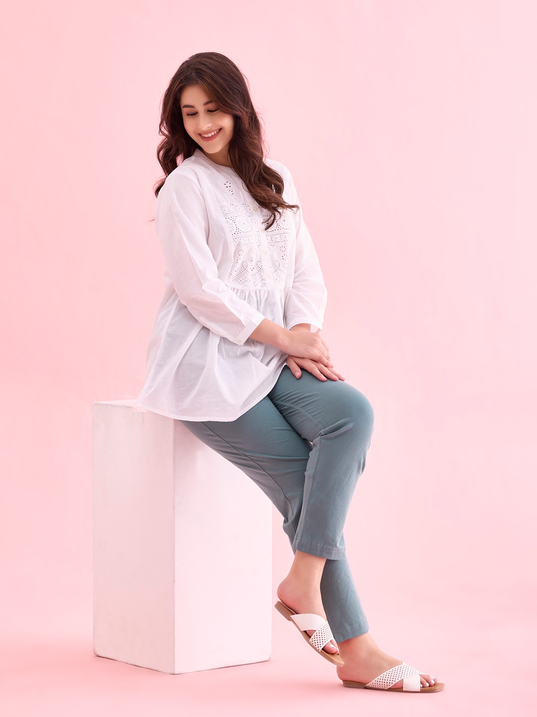 

Go Colors Women Green Trousers
