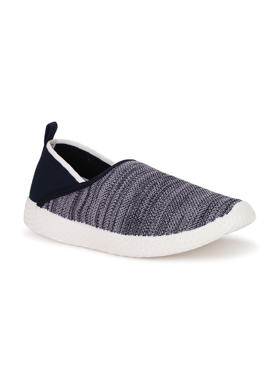 

Bata Women Blue Woven Design Slip-On Sneakers