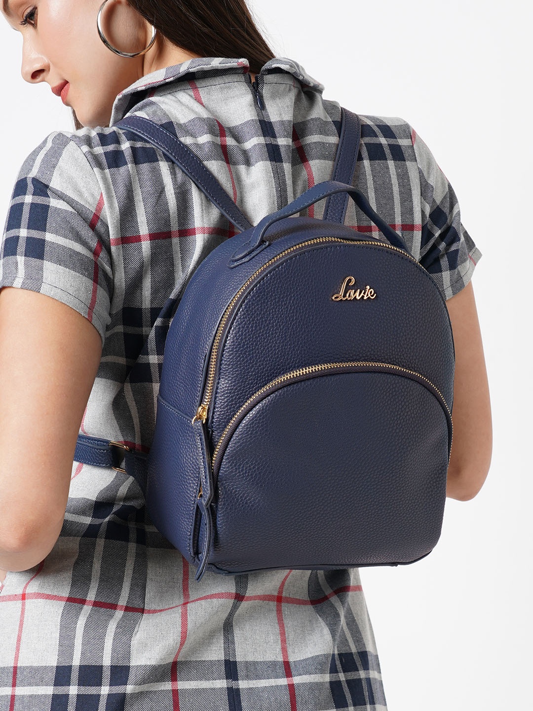 

Lavie Girls Navy Blue Beetle Backpack