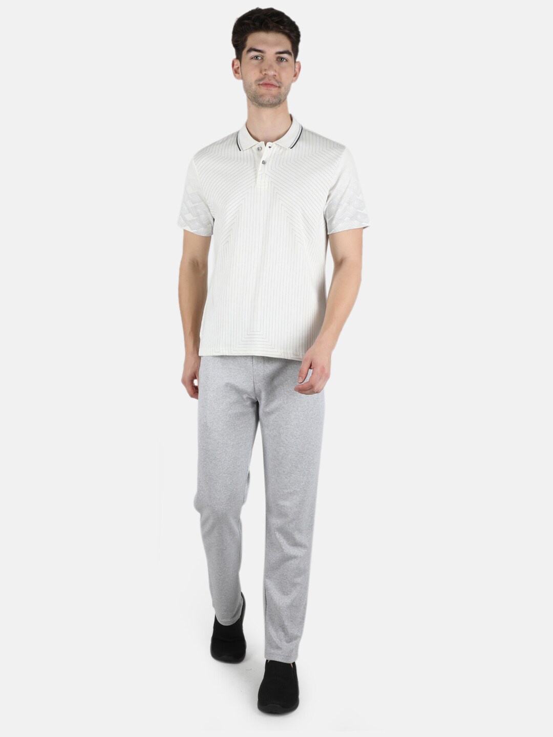 

Monte Carlo Men White T-shirt with Pyjamas