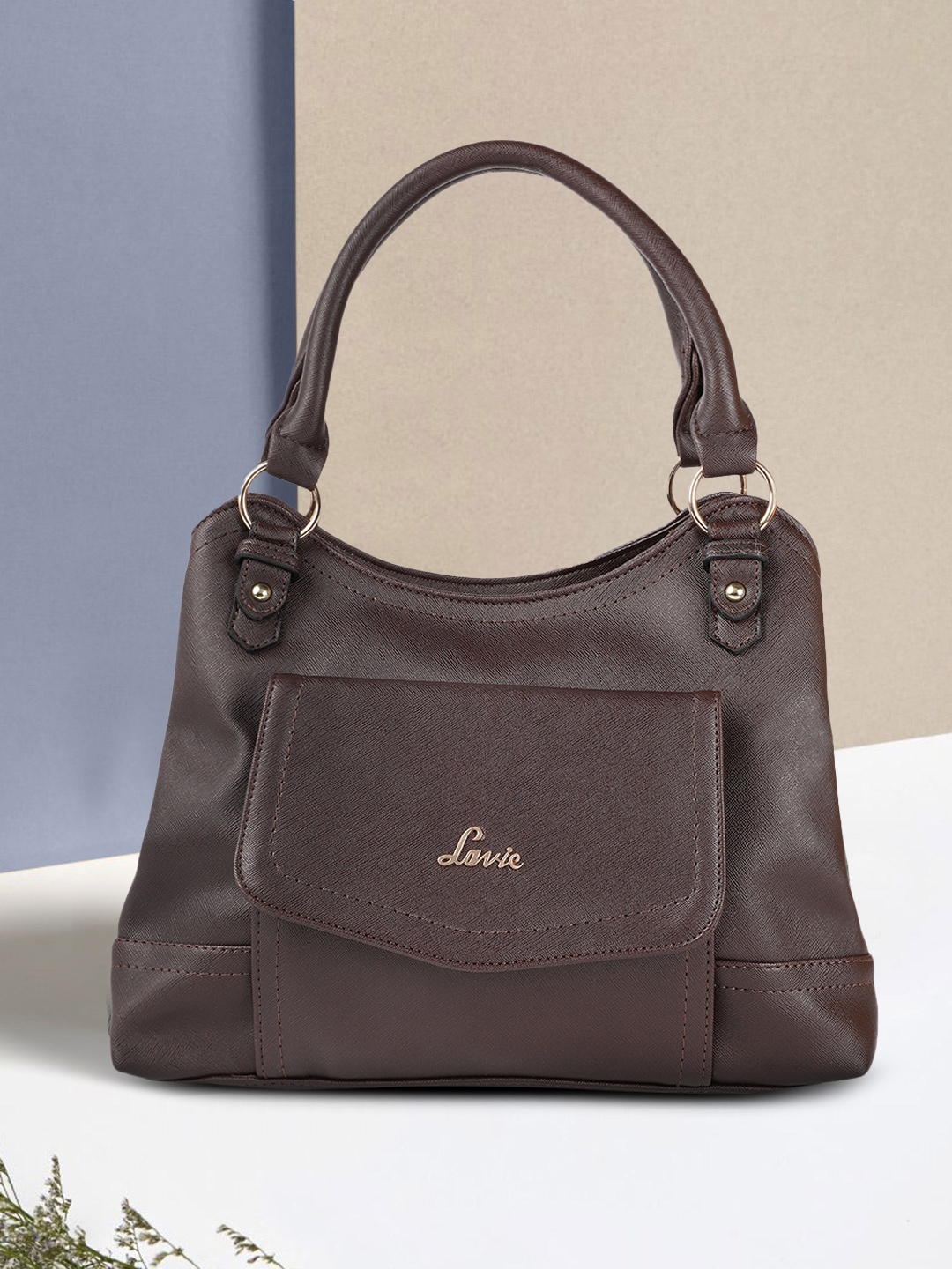 

Lavie Blint 3C Brown Solid Handheld Bag