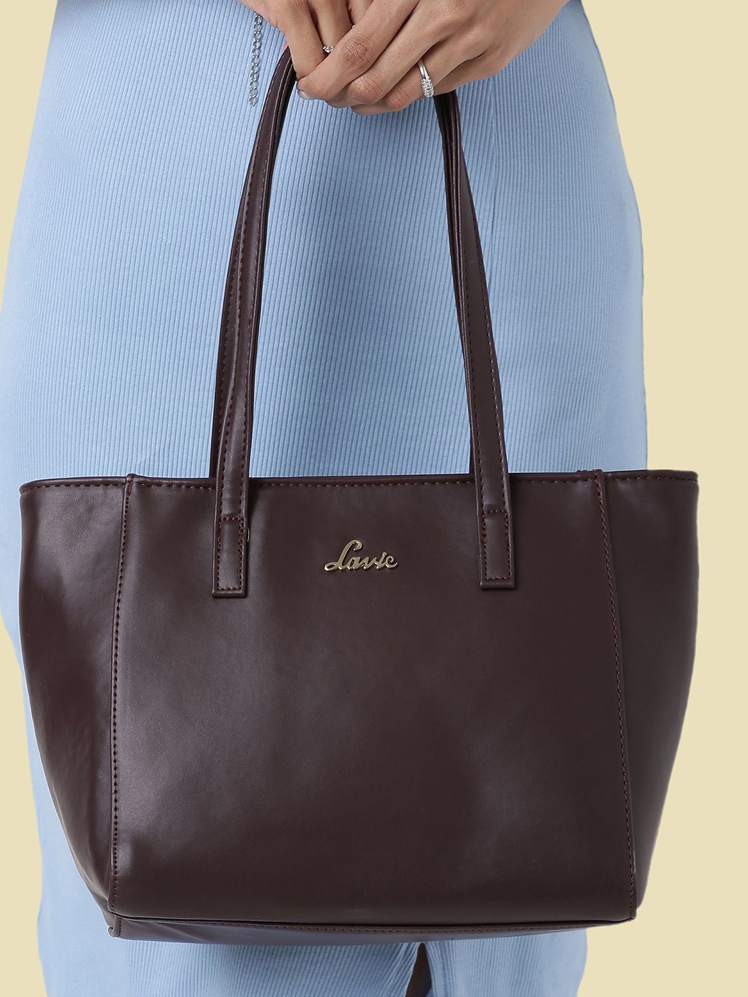 

Lavie Bets Pearl Women Navy Blue Tote bag, Maroon