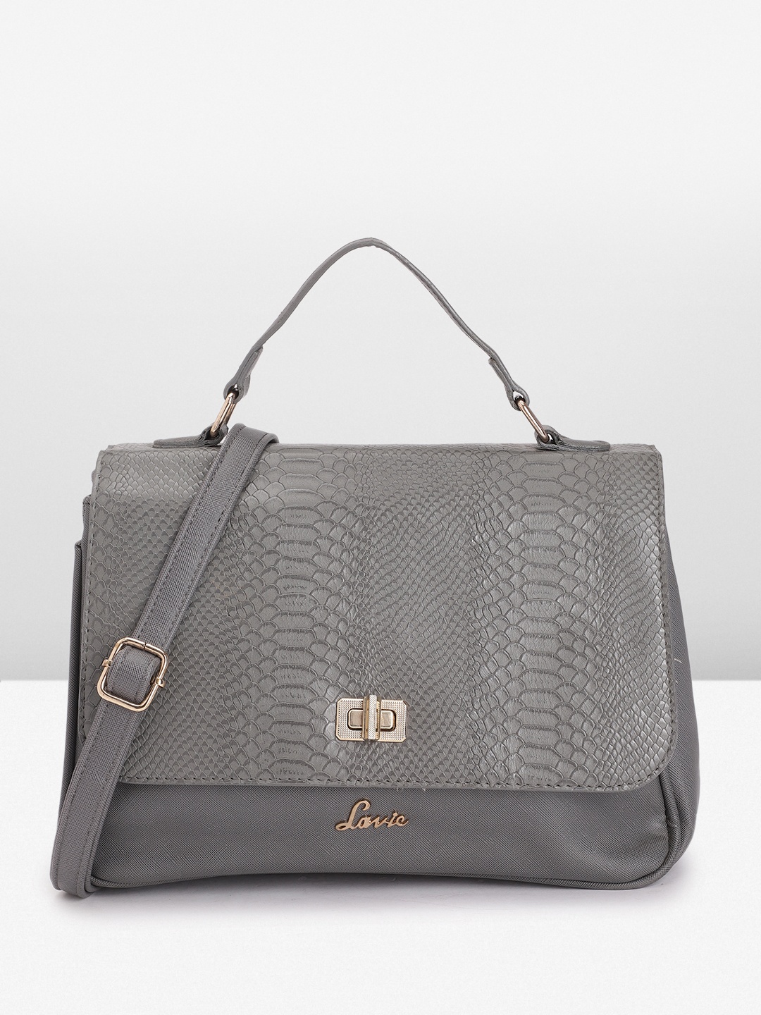 

Lavie Mokai Animal Printed Satchel, Grey