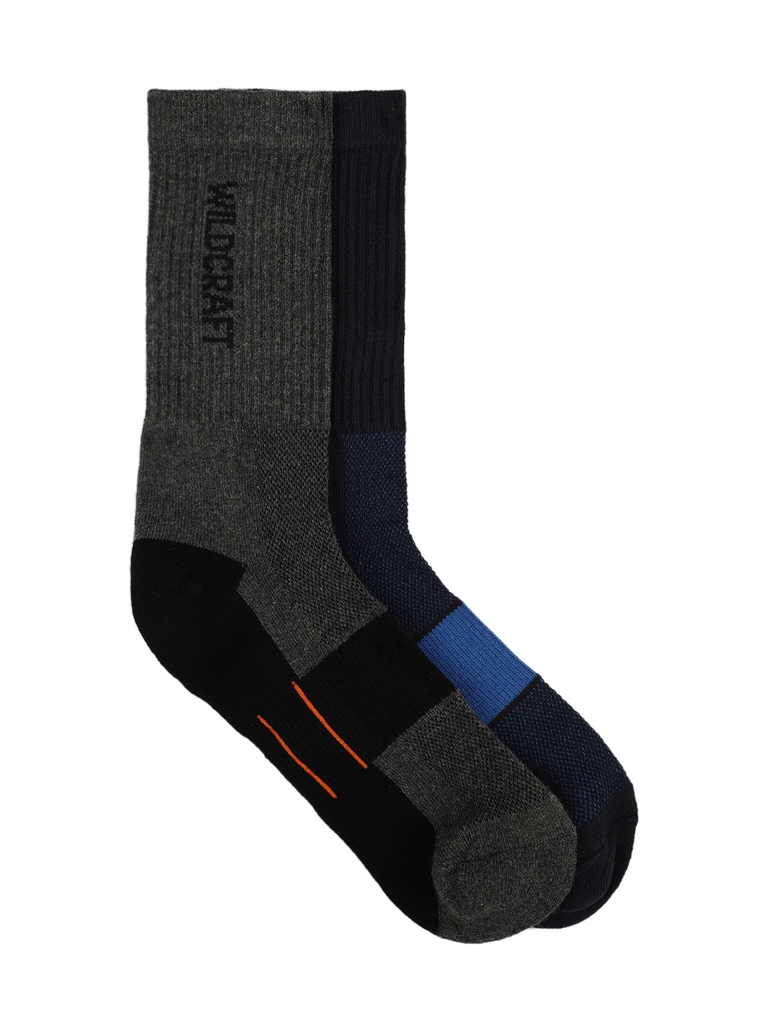 

Wildcraft Unisex Pack Of 2 Calf-Length Socks, Grey