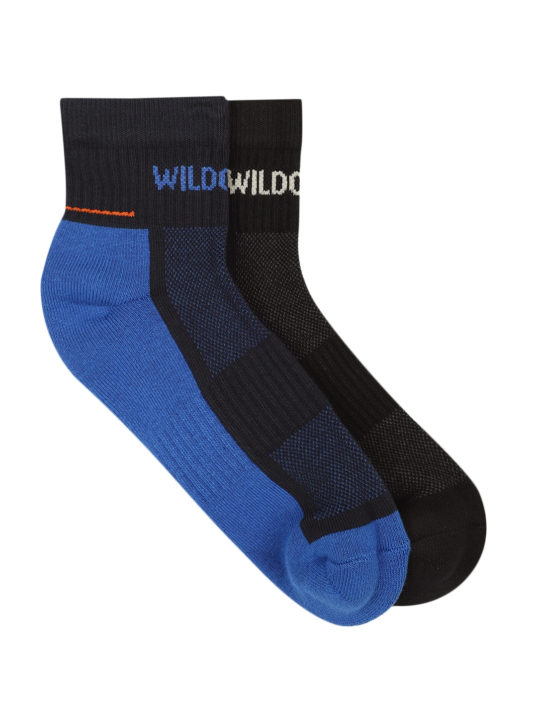 

Wildcraft Unisex Pack Of 2 Above- Ankle Length Socks, Black