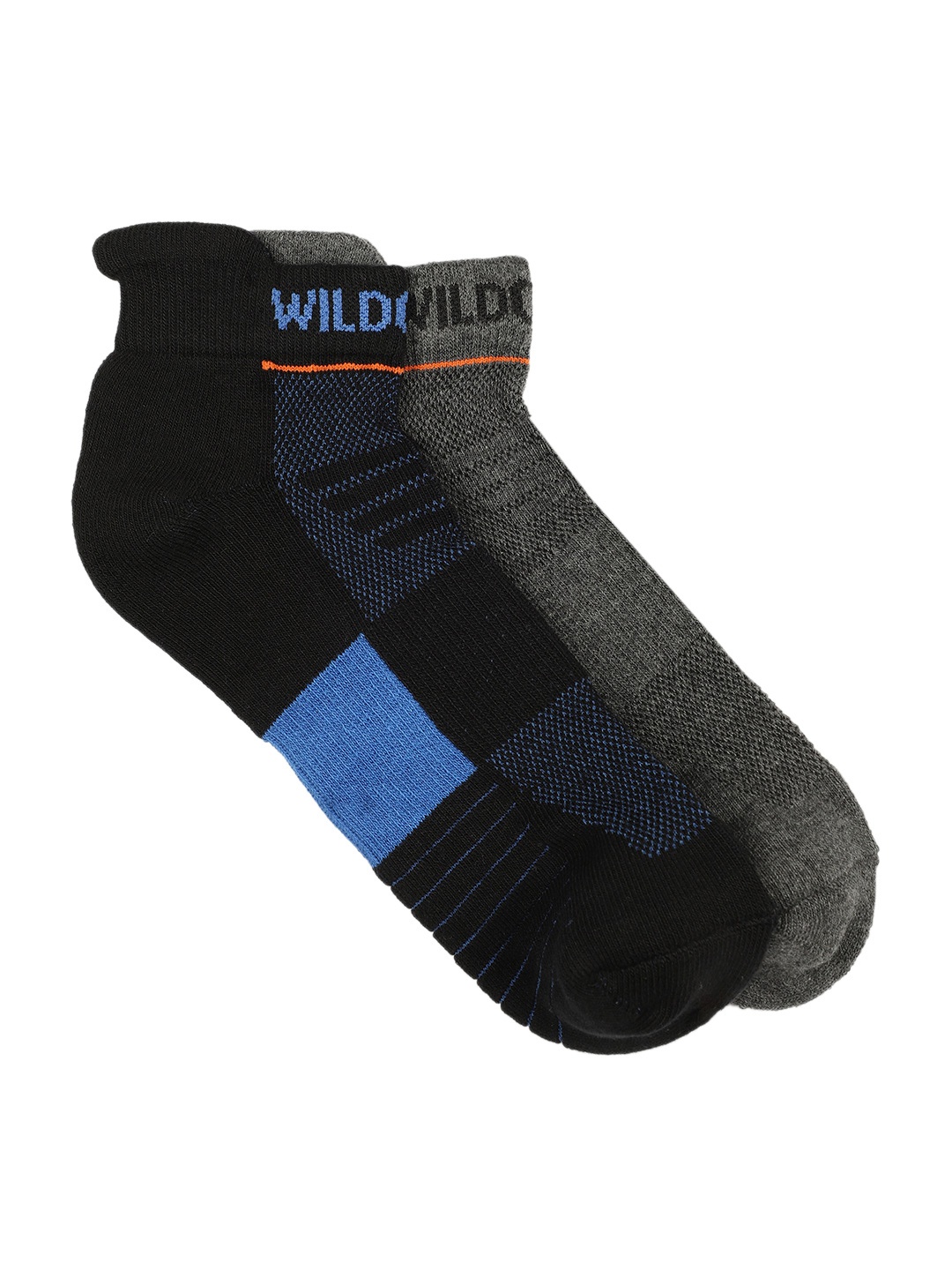 

Wildcraft Unisex Pack Of 2 Ankle-Length Socks, Black
