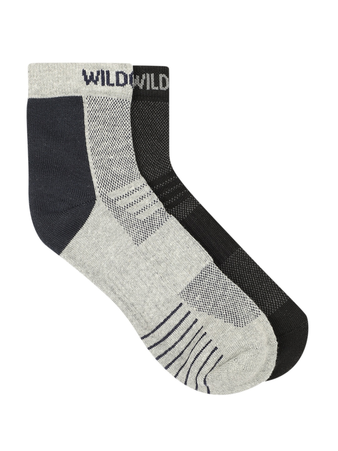 

Wildcraft Unisex Pack Of 2 Above-Ankle Length Socks, Black