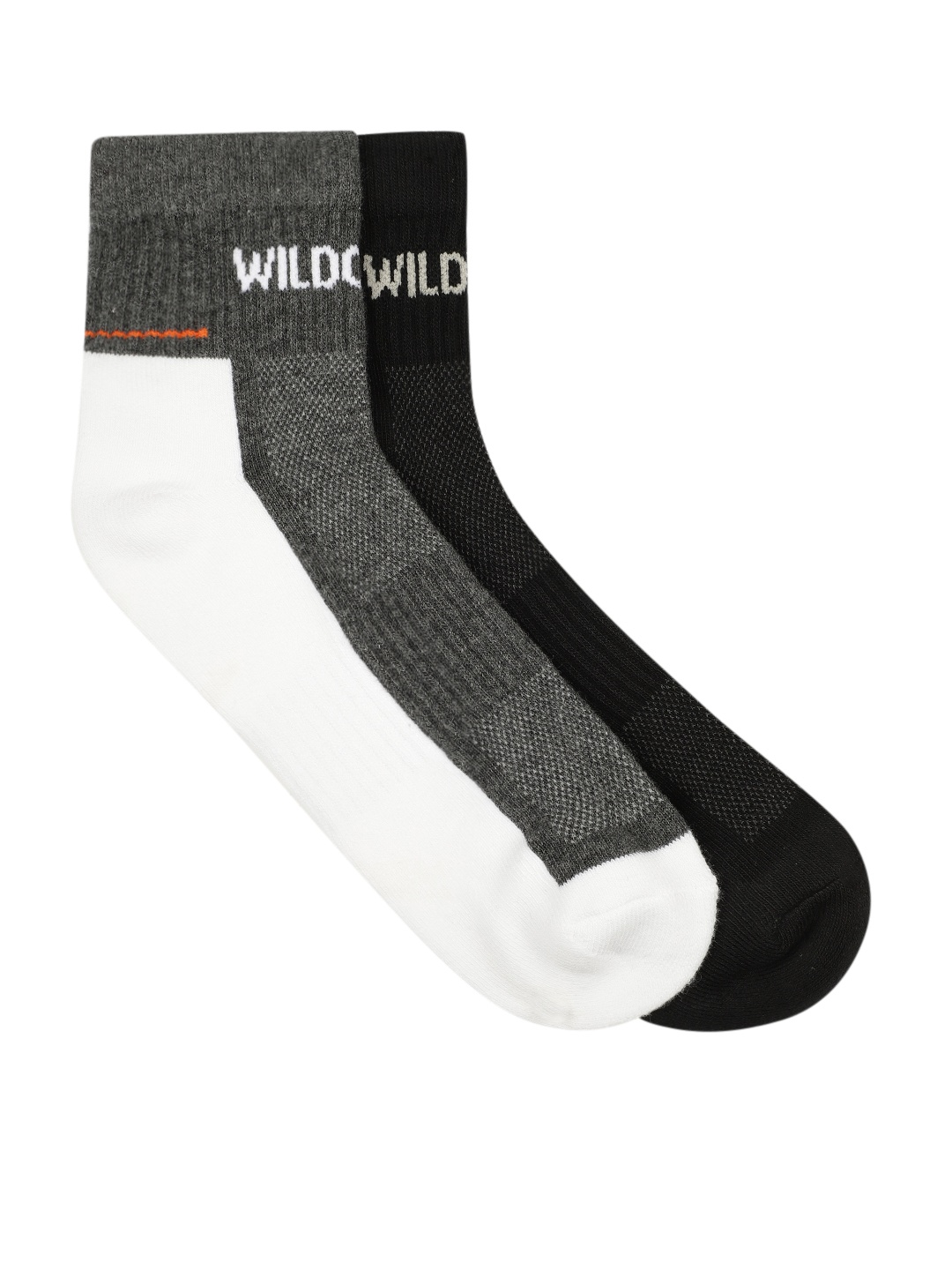 

Wildcraft Unisex Pack Of 2 Ankle-Length Socks, Black