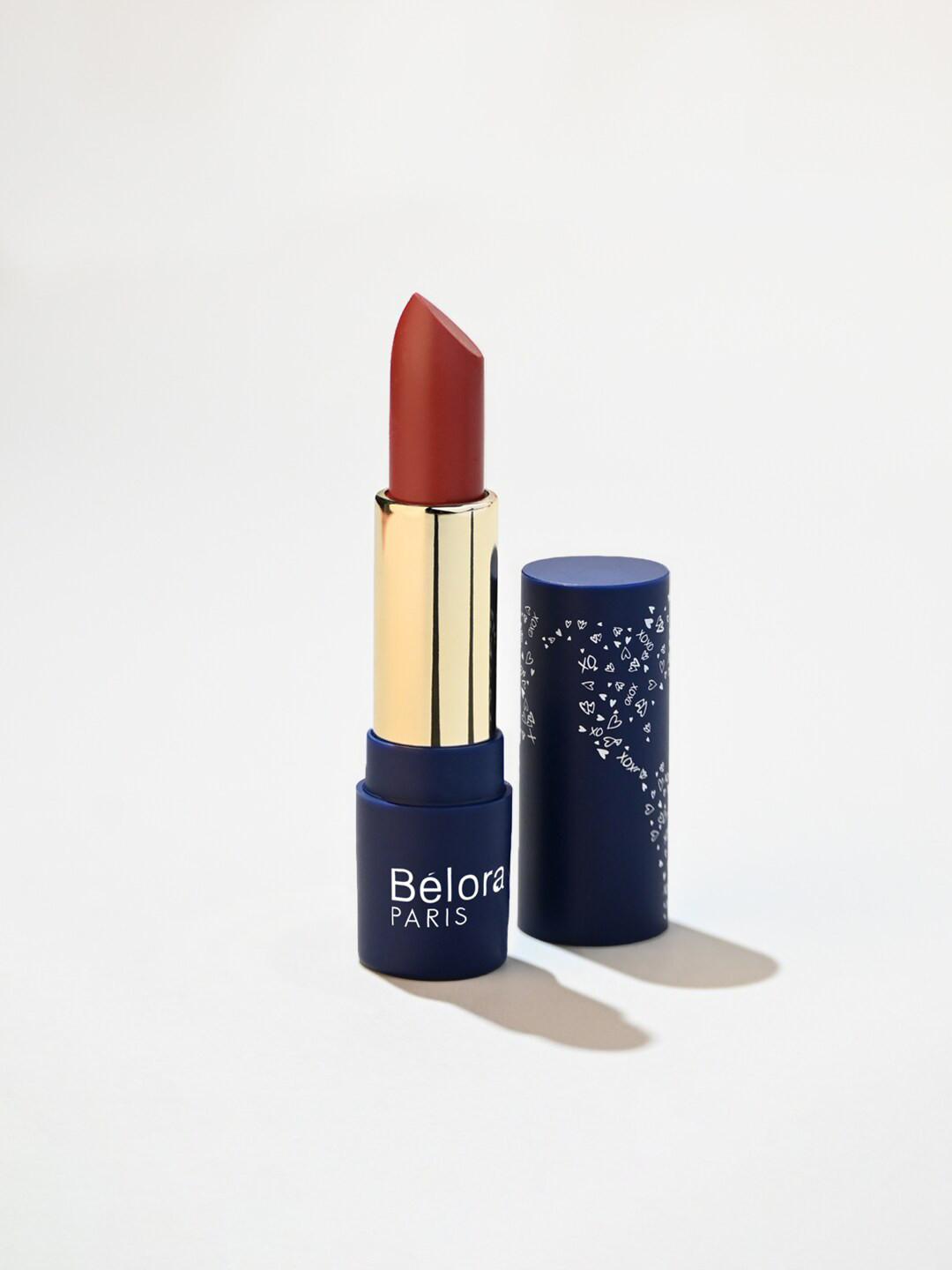 

Belora World Matte Popsicles Sustainable Lipstick with Vitamin C - Persian Red 023, Brown