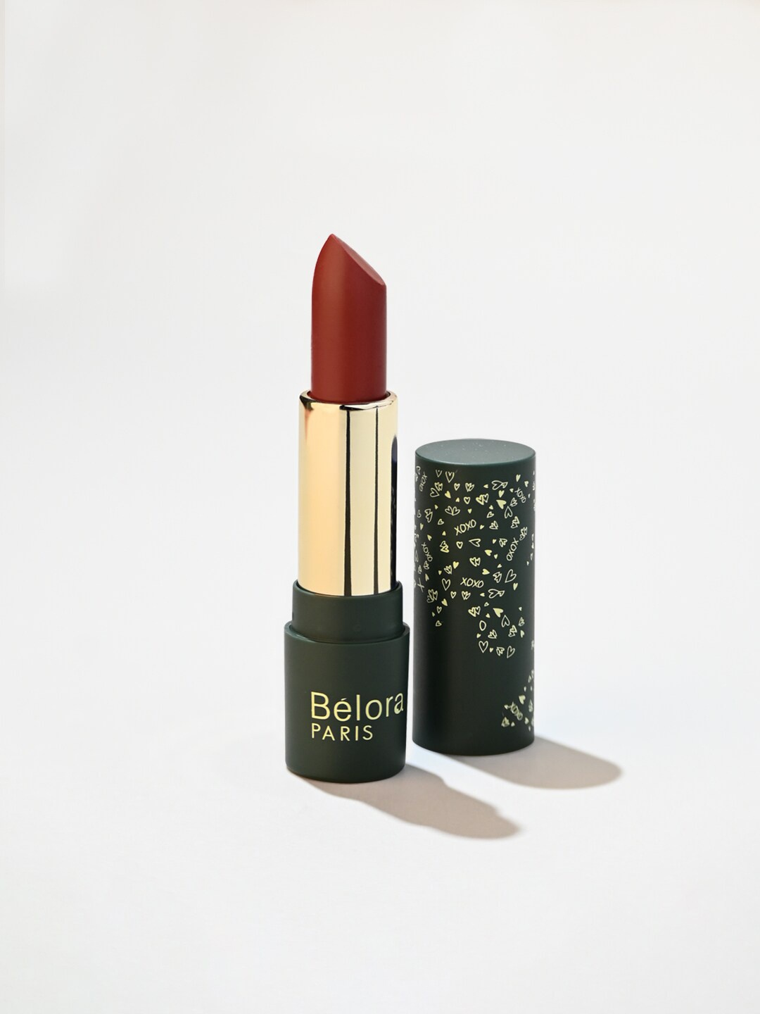 

Belora World Matte Popsicles Sustainable Lipstick with Vitamin C - Brick Bulgaria 003, Brown