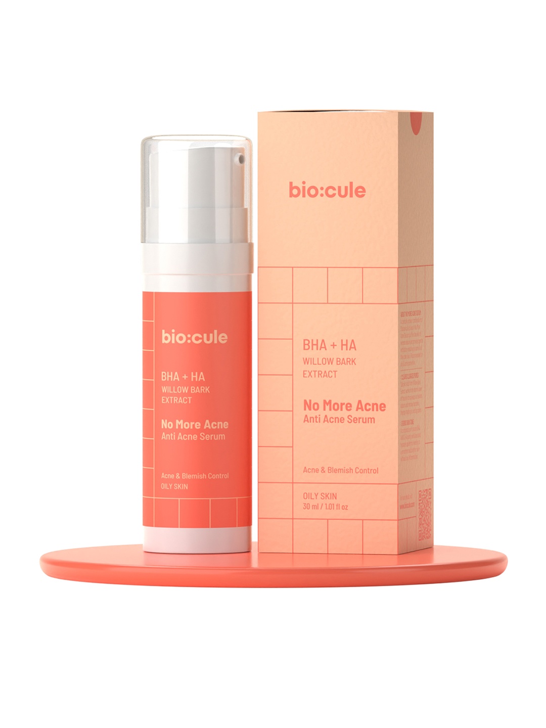 

biocule No More Acne Anti Acne Face Serum 30 ml, Transparent
