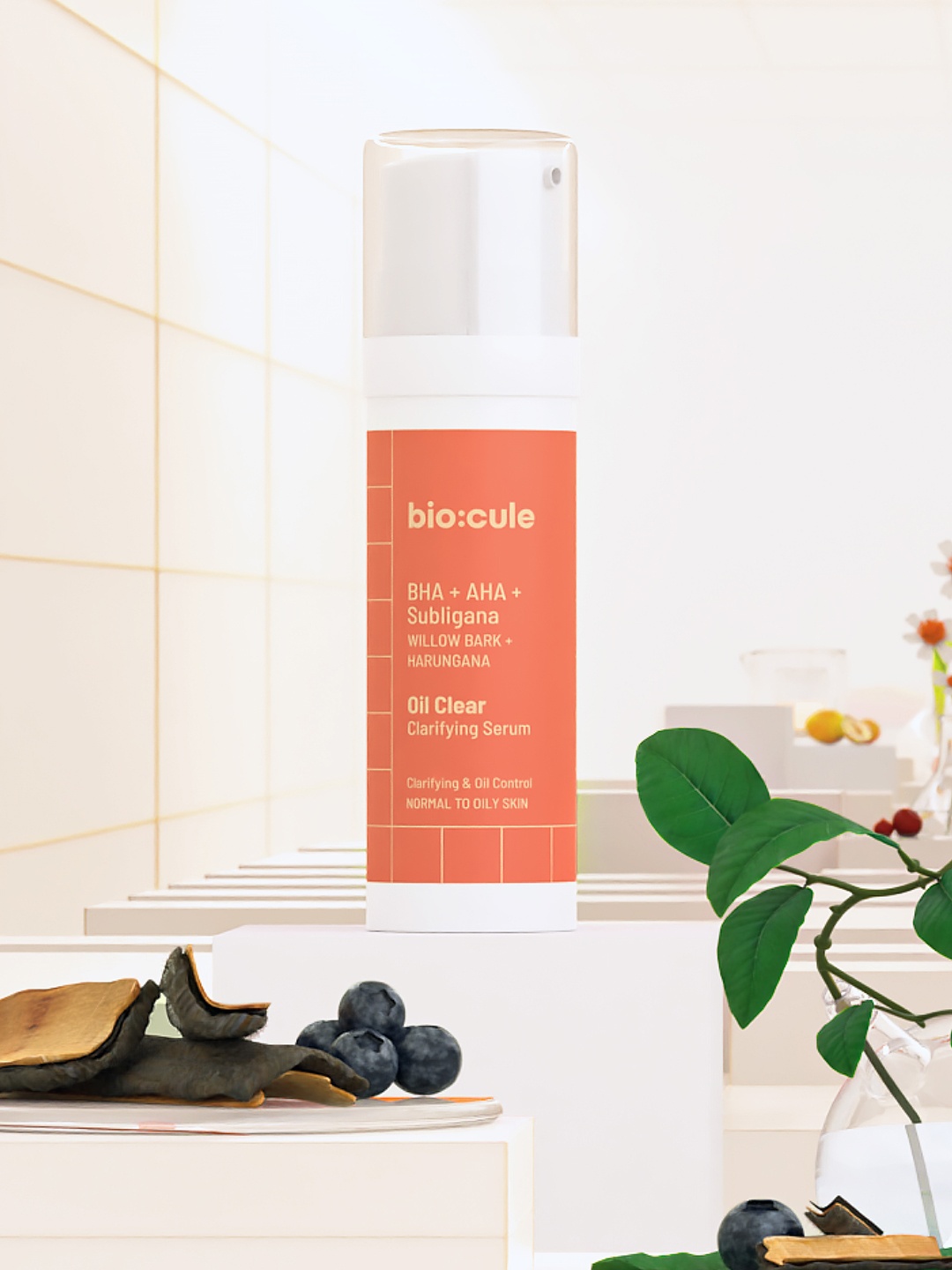 

biocule Oil Clear Clarifying Face Serum - 30 ml, Transparent