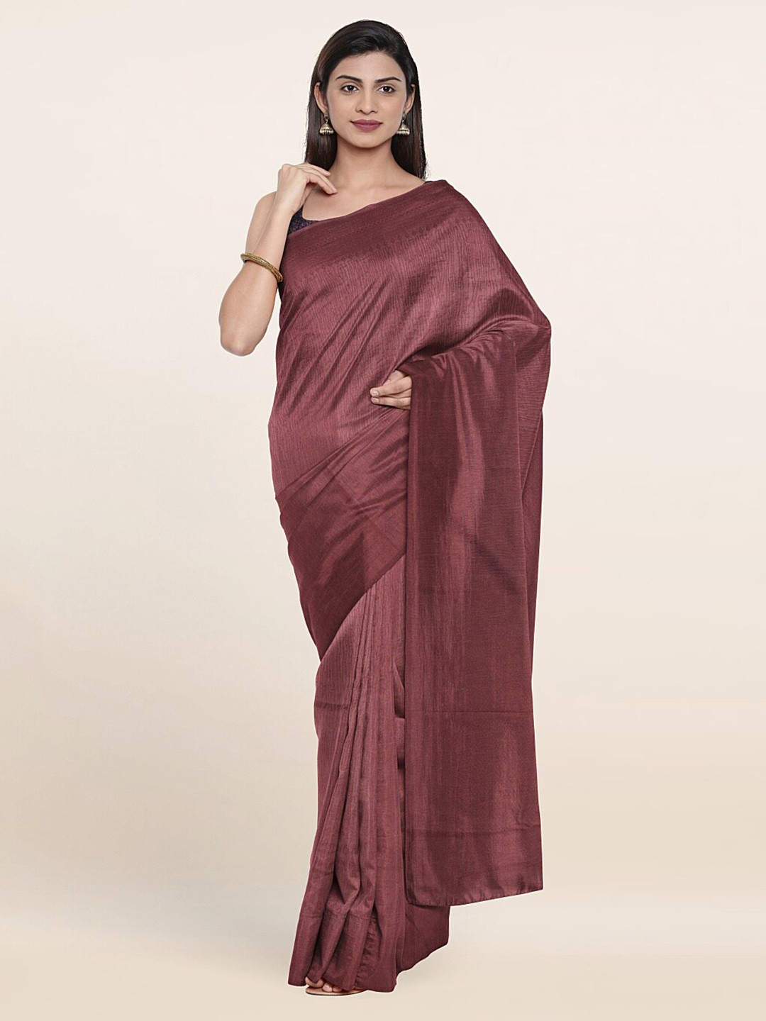 

Pothys Pink Art Silk Saree